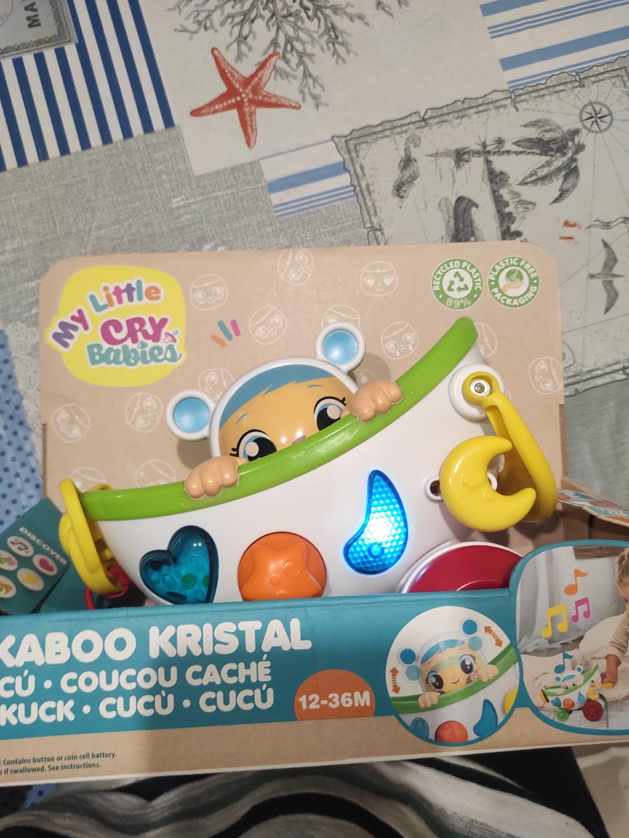 Cry Babies Kristal Peekaboo Passeggino Interattivo 12-36 Mesi