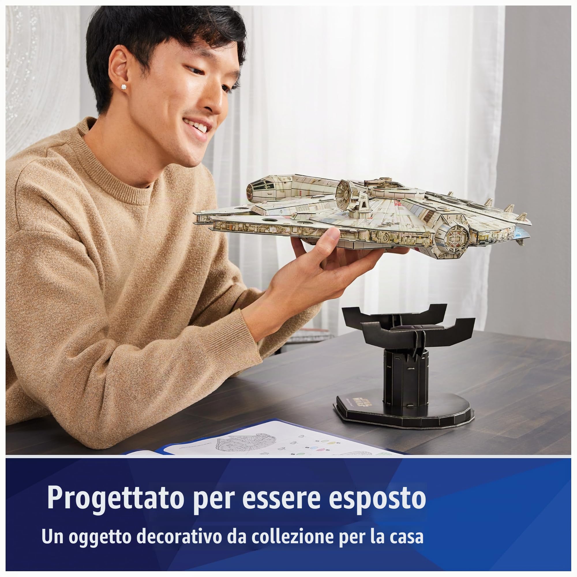 4D Build Star Wars Millennium Falcon puzzle 3D 223 pezzi modello