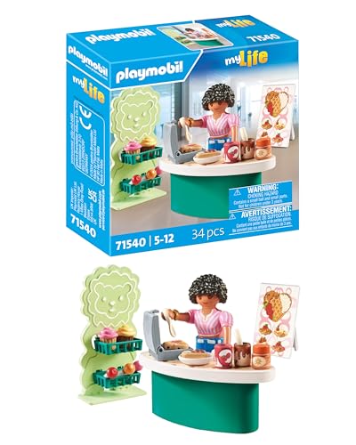 PLAYMOBIL myLife 71540 chiosco dei dolci playset 34 pezzi
