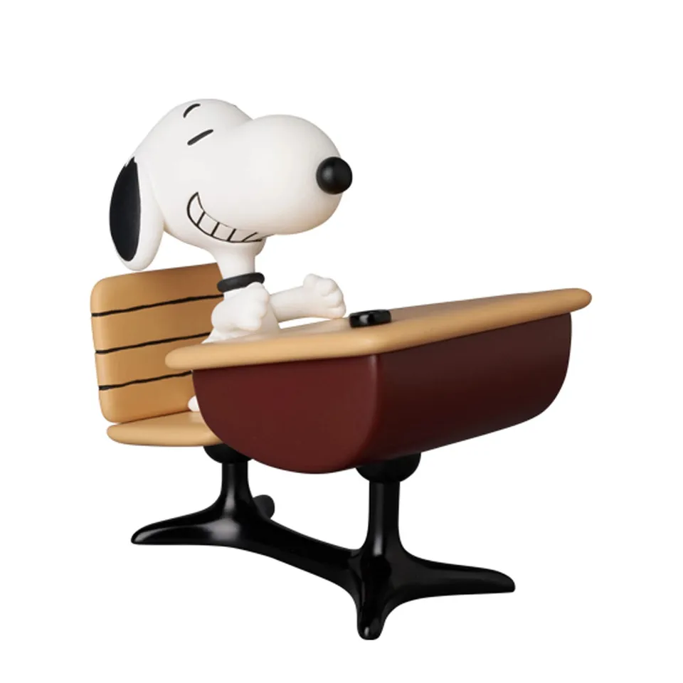 Medicom UDF Snoopy with Desk Peanuts figure vinile 8cm