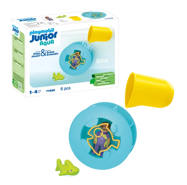Playmobil Junior Aqua 71688 girandola d'acqua giocattolo bagnetto 12 mesi
