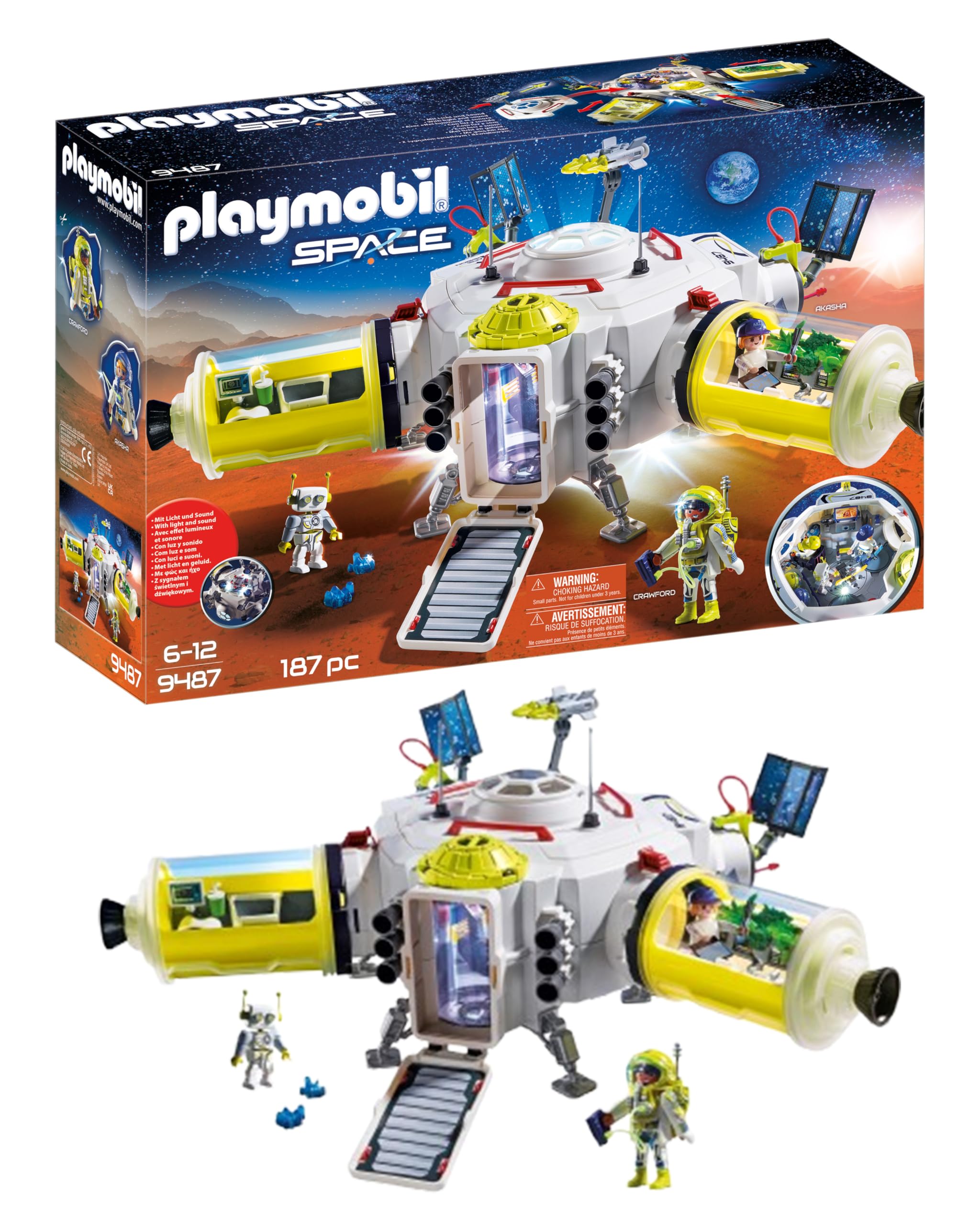 Playmobil Space 9487 stazione spaziale Marte playset 187 pezzi
