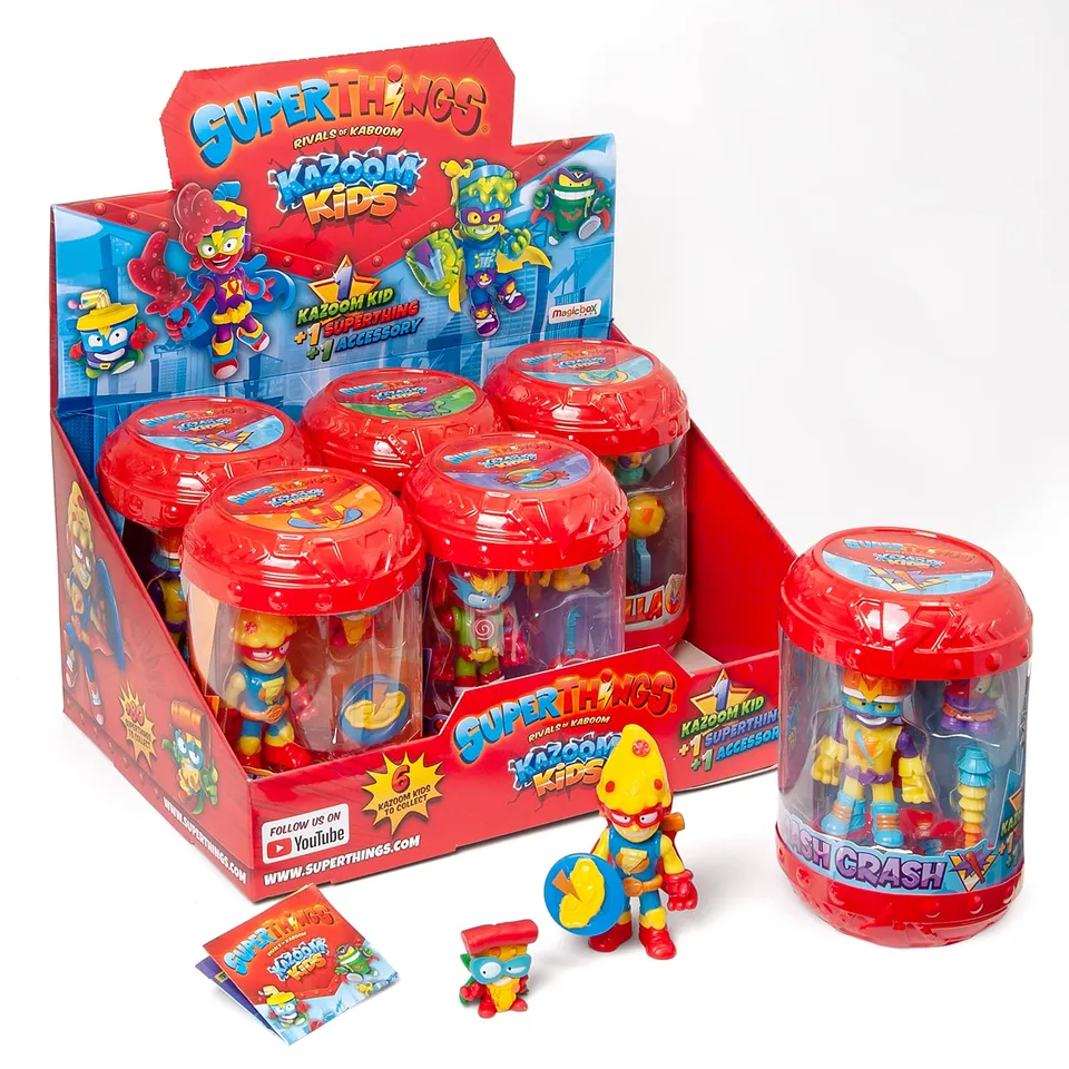 SuperThings Kazoom Kids collezione 6 capsule figure e accessori