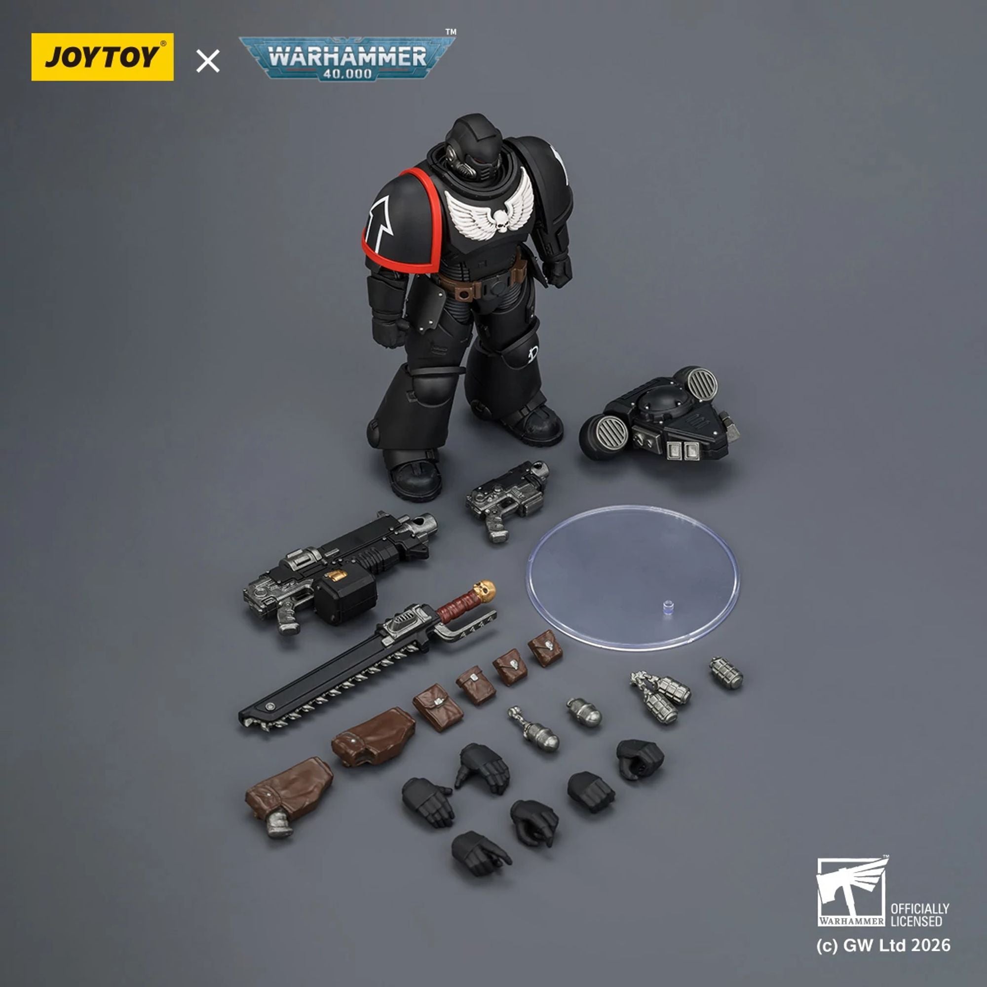 JoyToy Raven Guard Intercessor action figure con bolt rifle