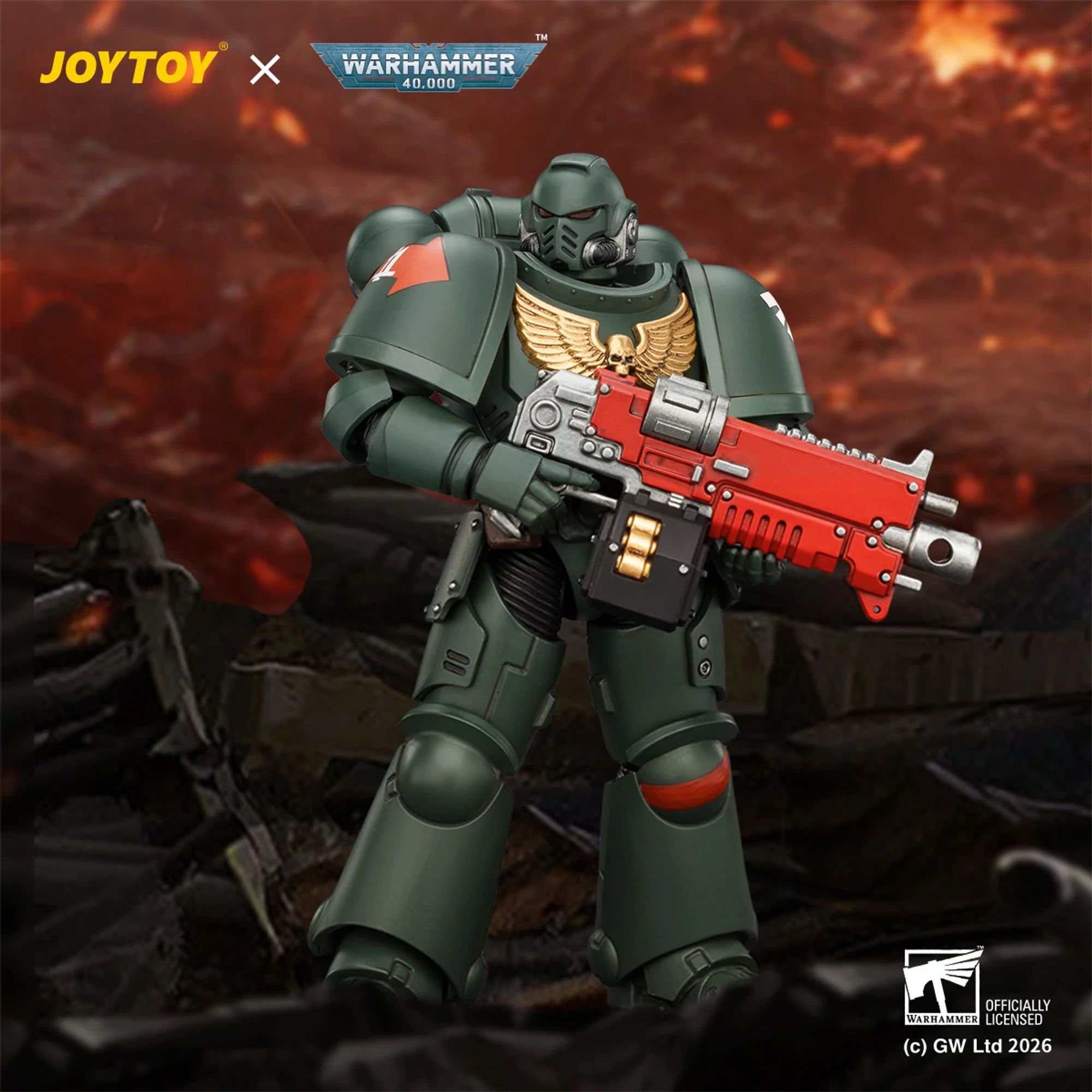 JoyToy Dark Angels Intercessor action figure Warhammer 40K
