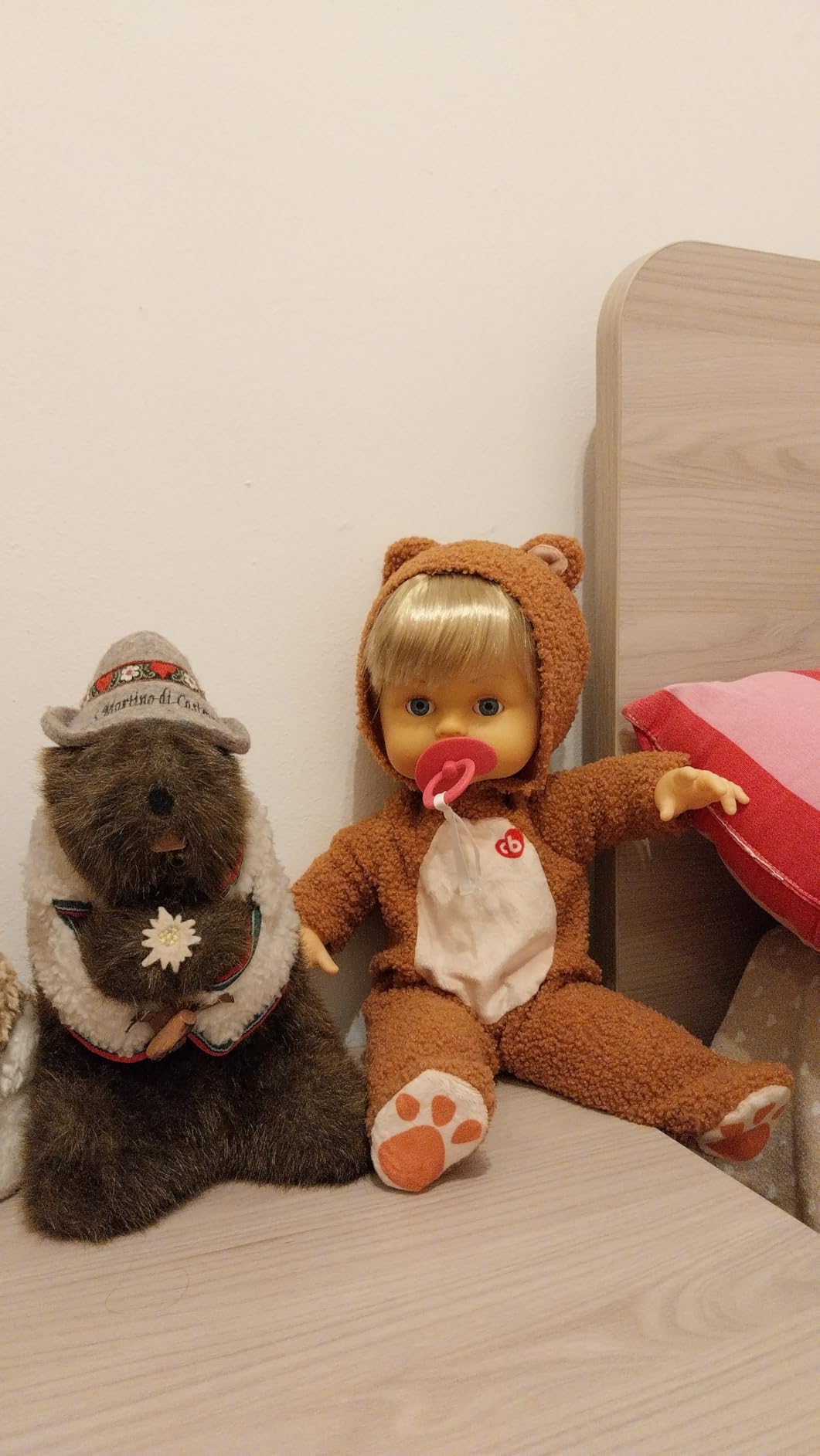 Cicciobello Classic Teddy Bear bambola 42 cm con ciuccio