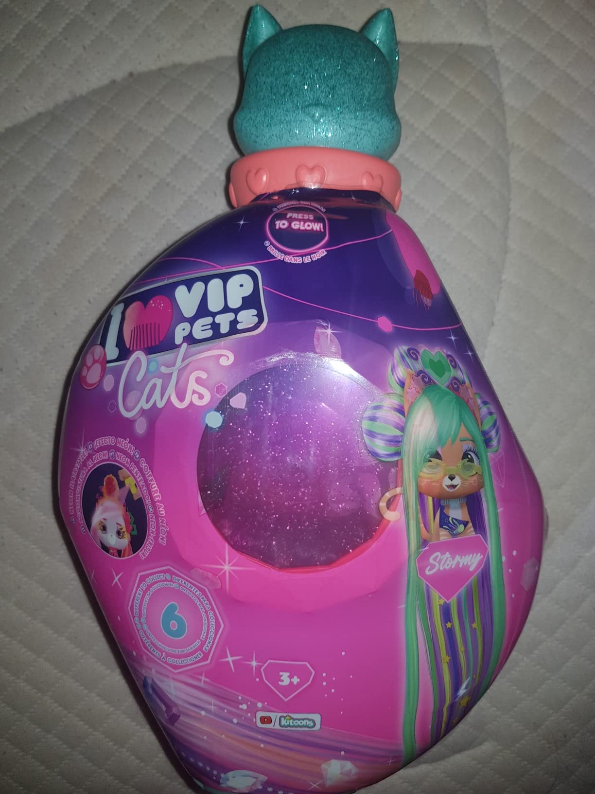 IMC Toys VIP Pets Cats Stormy Gattino Buio Pettinabile 3 Anni