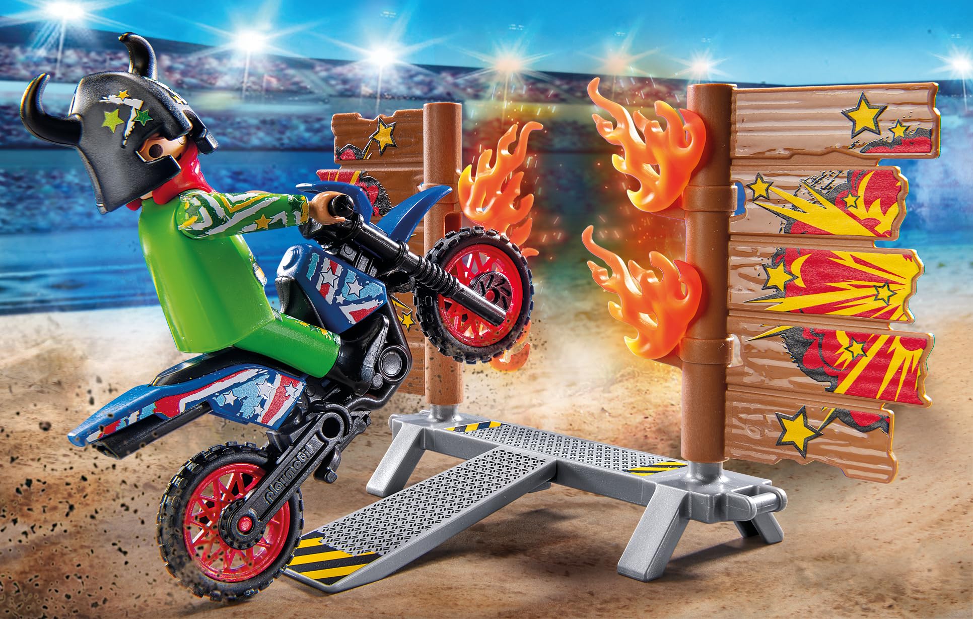 Playmobil Sports 71808 Stunt Show Rampa Auto dai 4 Anni