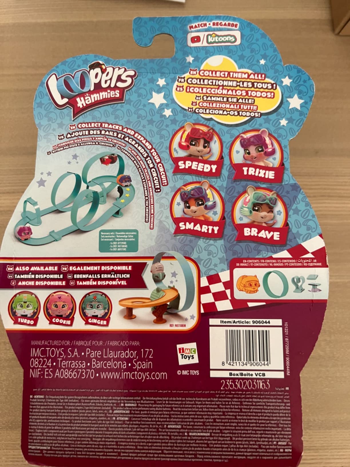 Loopers Hammies Brave criceto interattivo magnetico