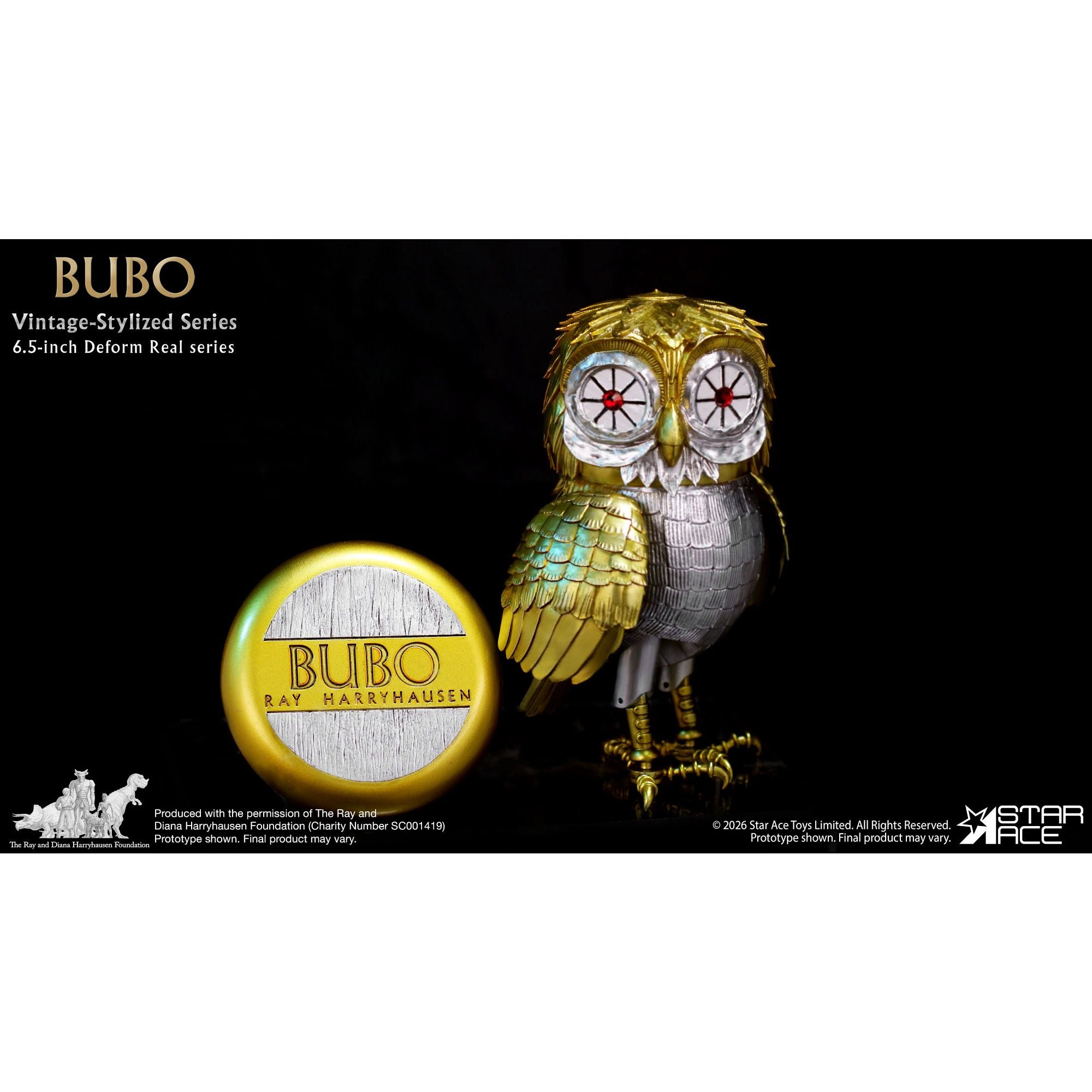 Star Ace DefoStyle Bubo figure in vinile Scontro tra Titani 16,5 cm