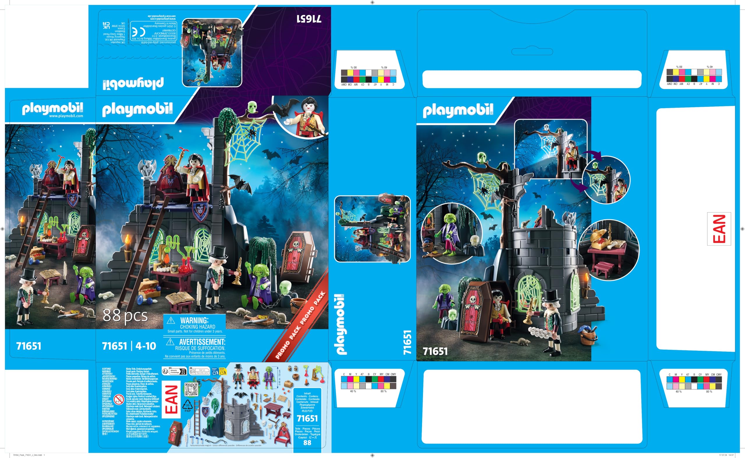 Playmobil Pirates 71651 Rovine spettrali playset 88 pezzi
