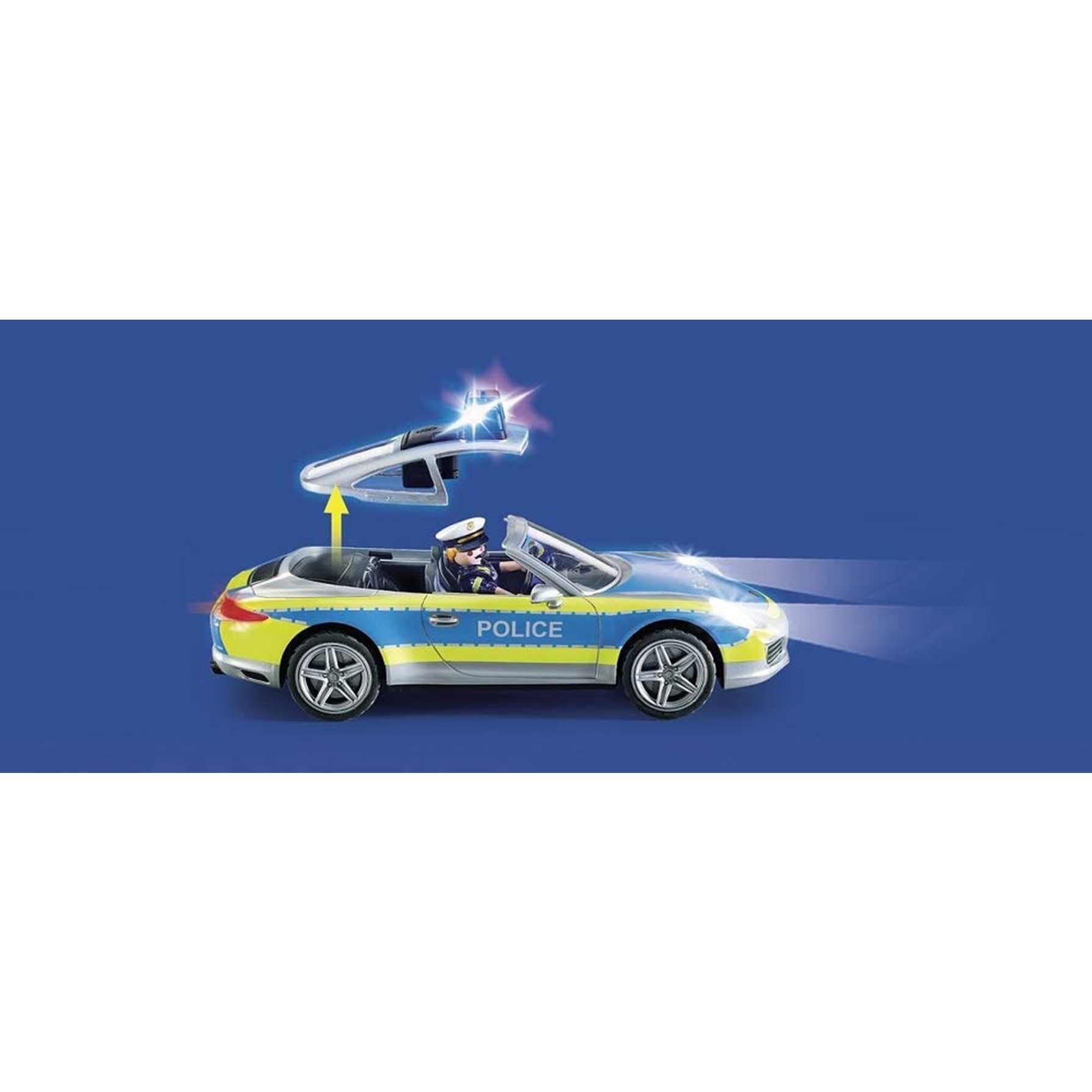 Playmobil 70066 Porsche 911 Carrera 4S Police con luci