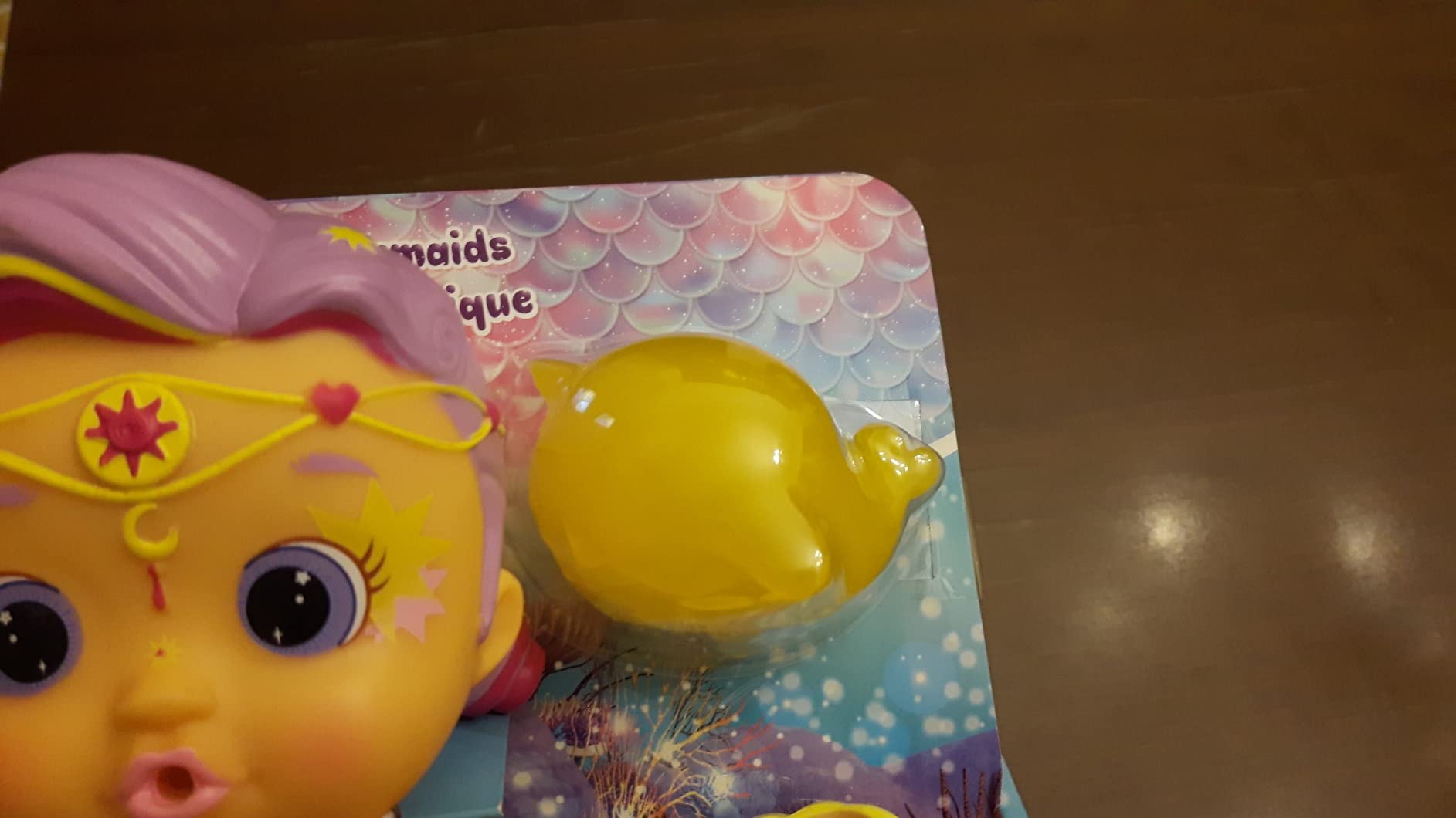 Bloopies Sirenetta Audrey bambola bagnetto coda cambia colore