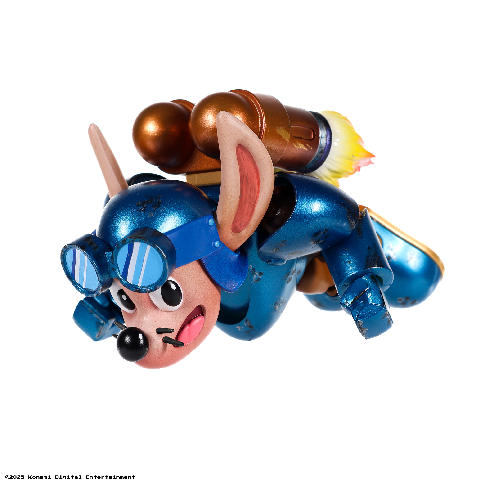 Premium DNA Rocket Knight Sparkster Battle Damage 1/12 Figure