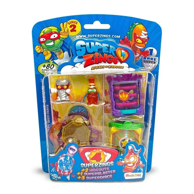 Superthings Series 2 Rivals blister 4 figure con trigger