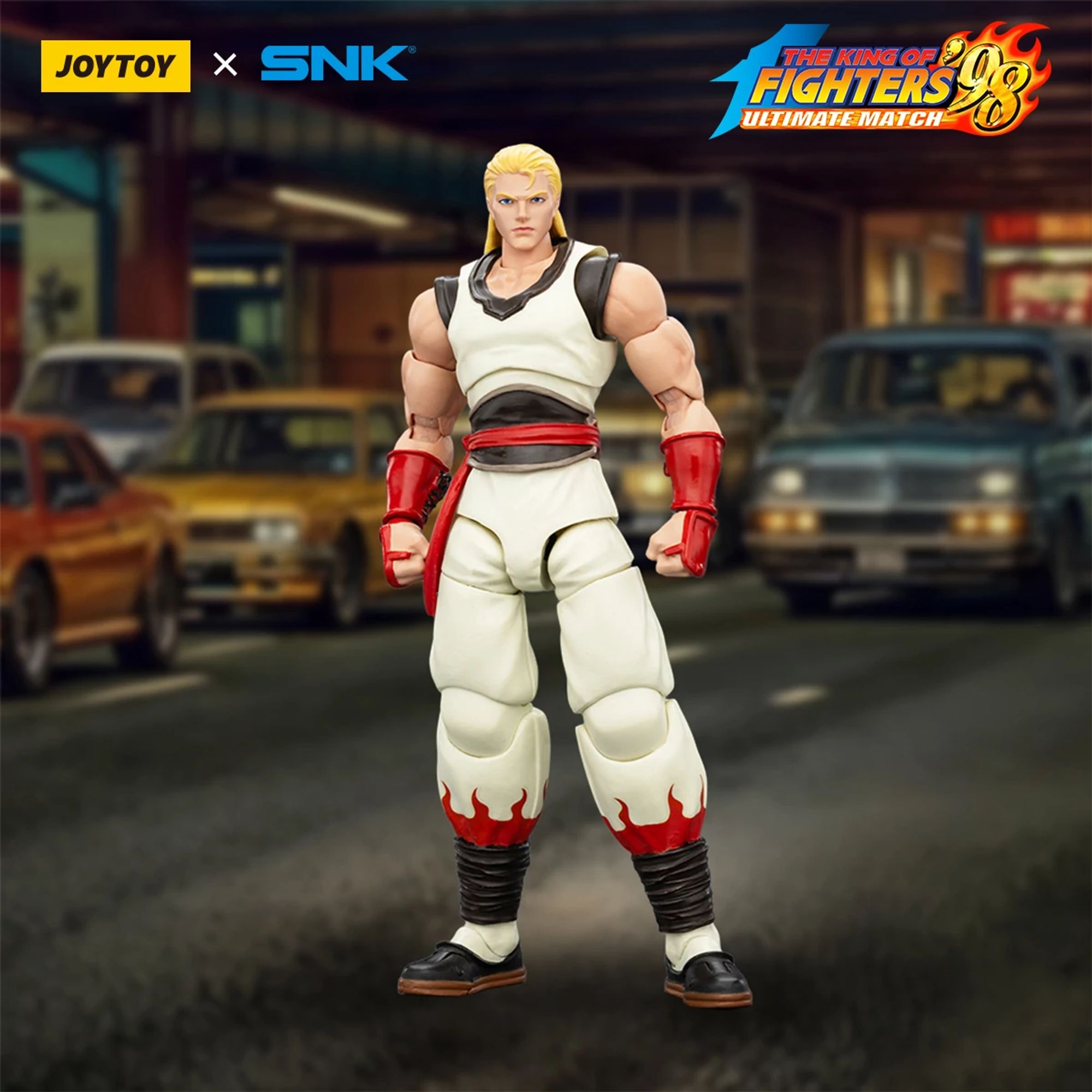 JoyToy Andy Bogard action figure Fatal Fury 1/18