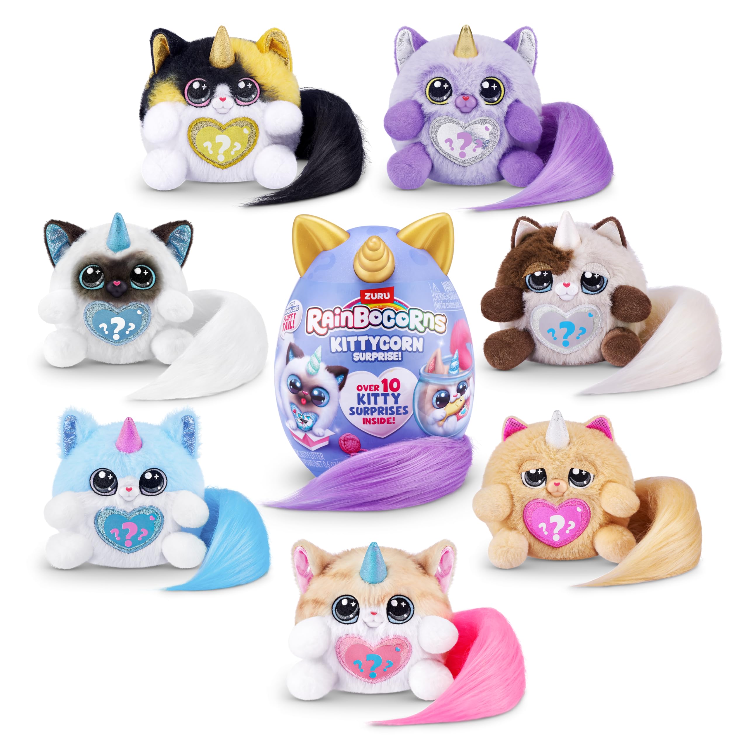 Rainbocorns Kittycorn Surprise Persian Lily peluche 21,5 cm