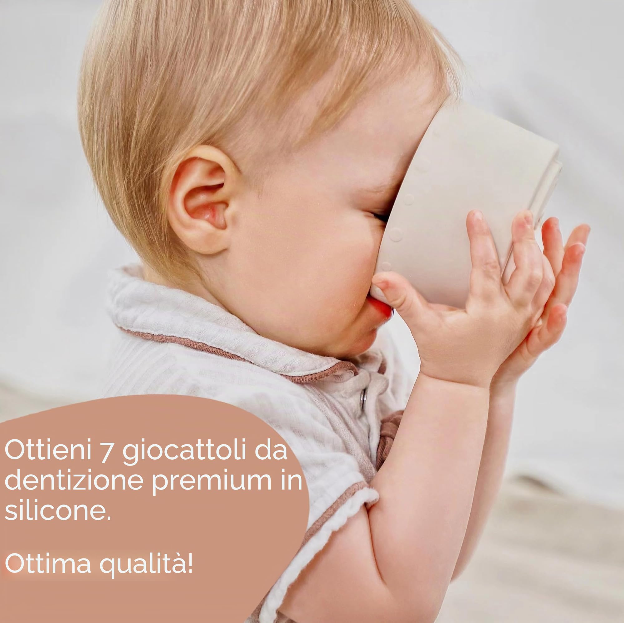 Moonkie Cubi Impilabili Tazze Silicone Fine Day 7 Pezzi alimentare