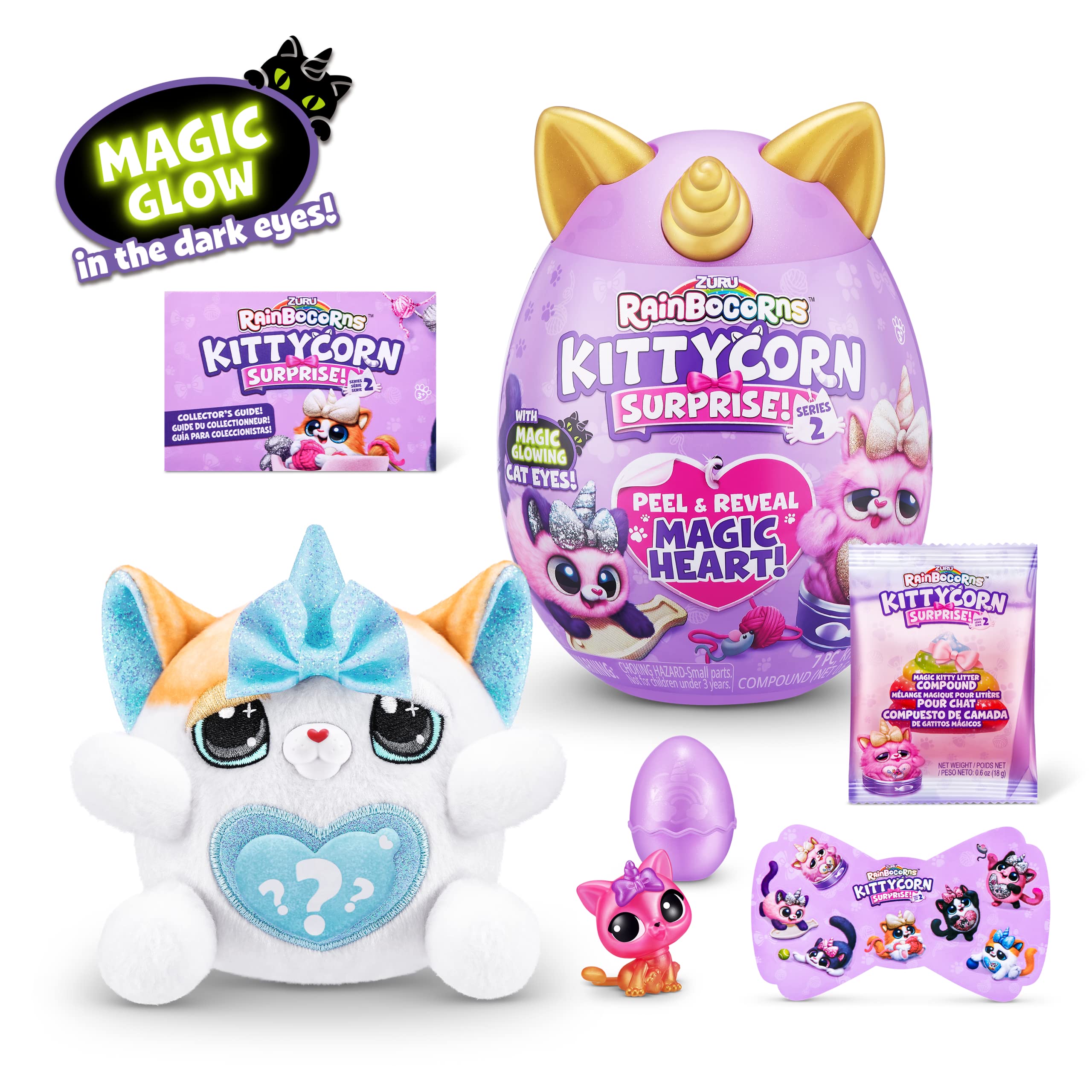 Rainbocorns Kittycorn Surprise Exotic Cat peluche 10 sorprese