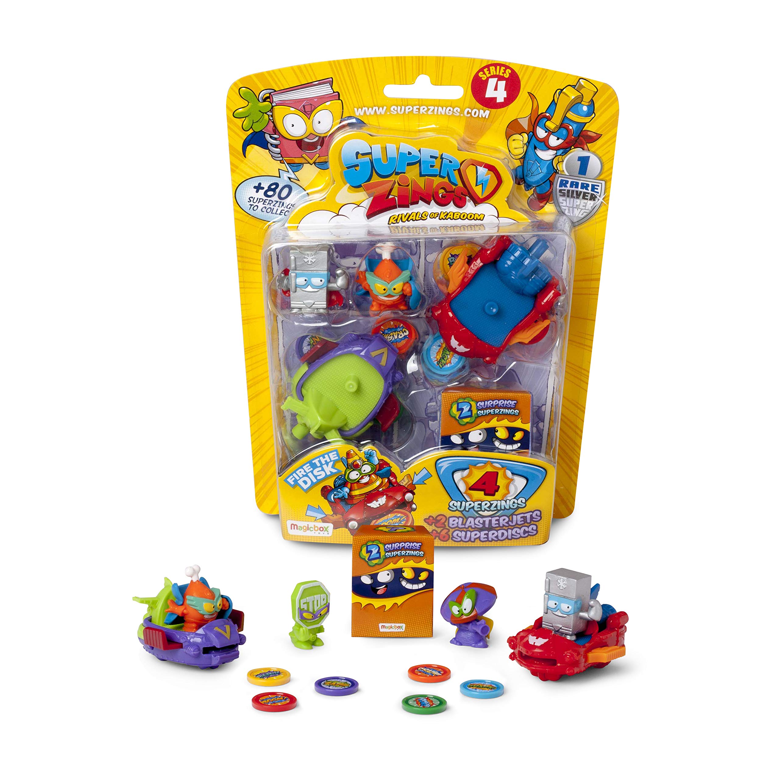 SuperThings Serie 4 PSZ4B416IN00 blister BlasterJet 4 figure