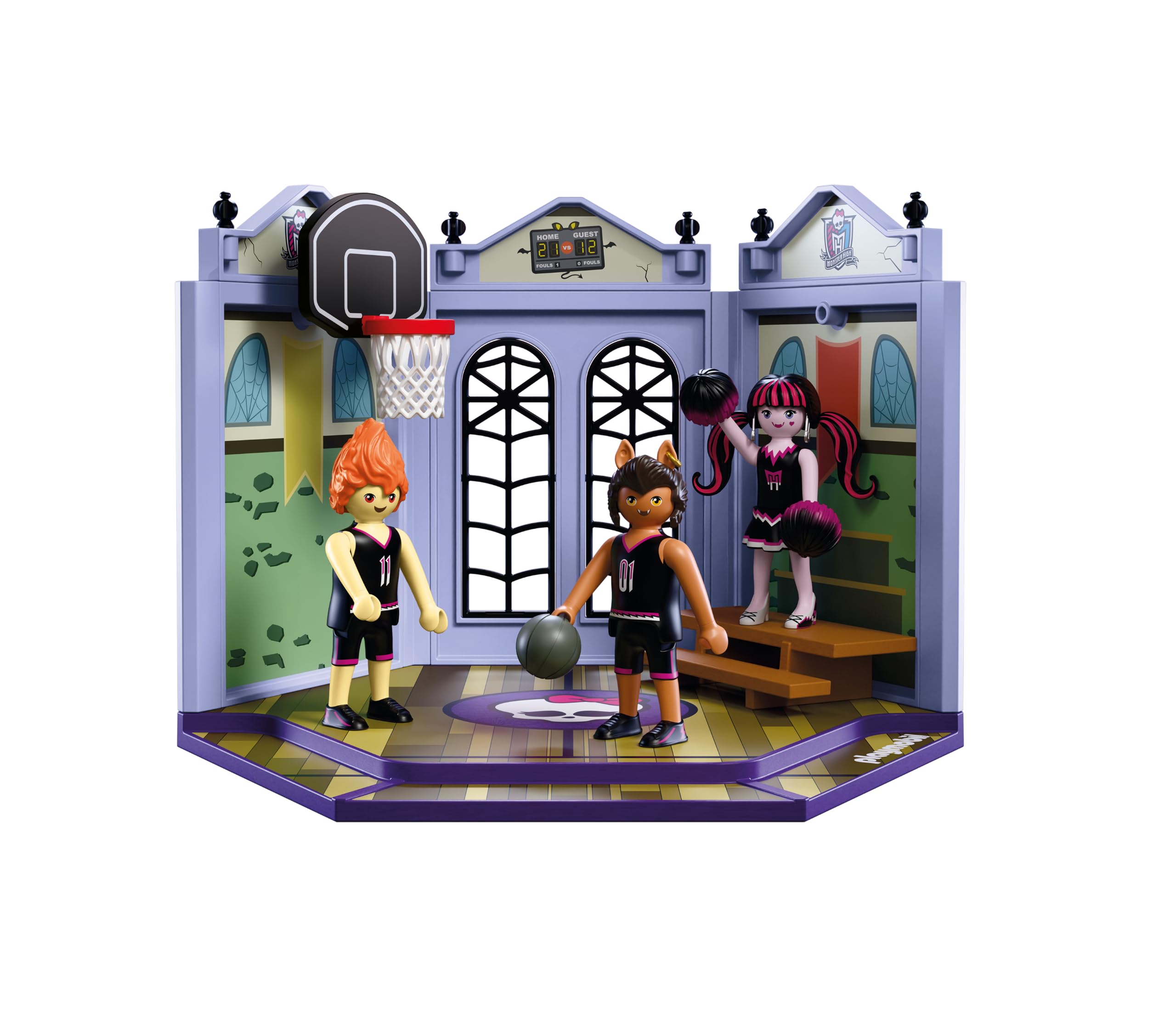 Playmobil Monster High 72144 Palestra con basket e Draculaura