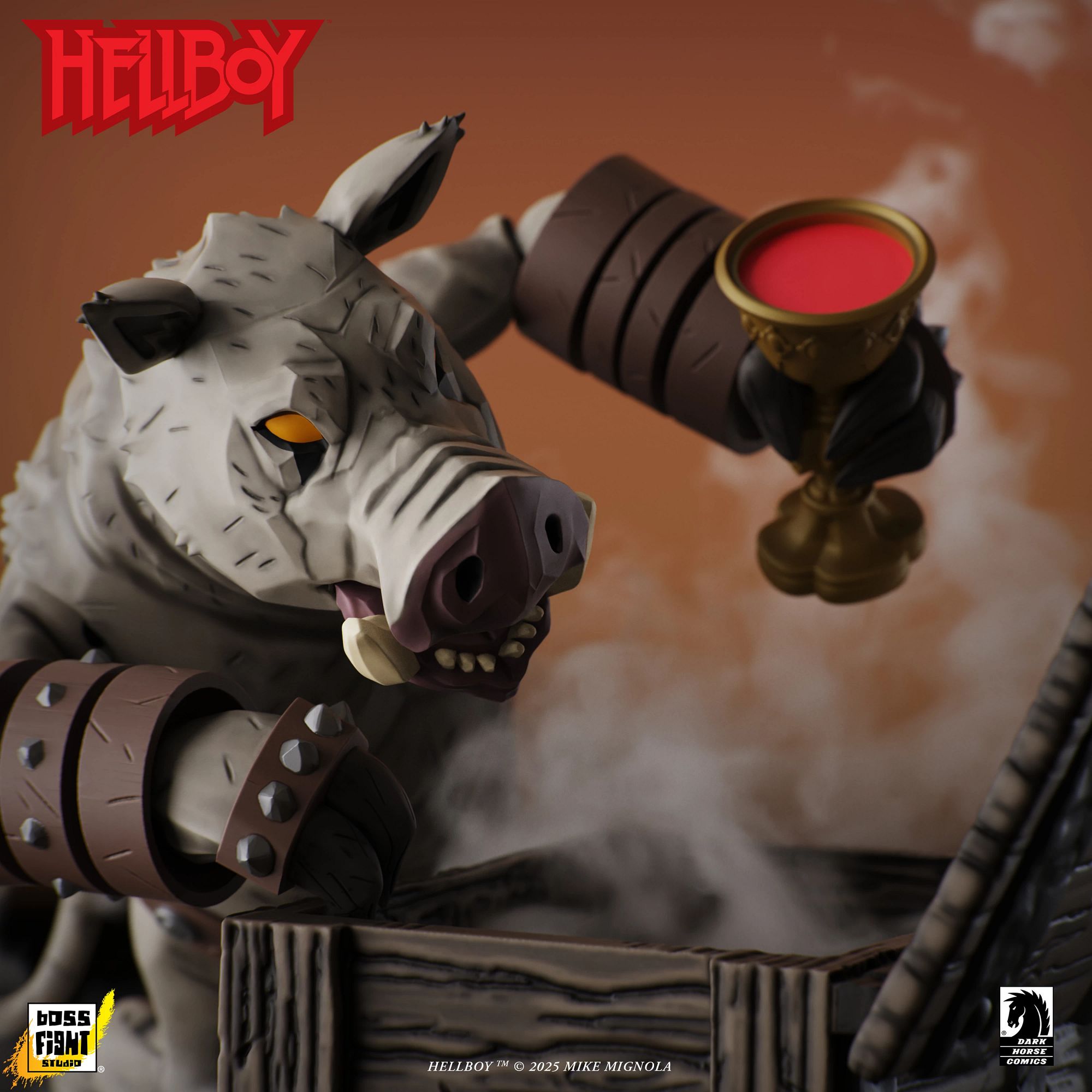 Boss Fight Studio Hellboy Gruagach The Wild Hunt action figure 1/12