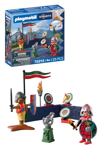 Playmobil Knights 72213 addestramento cavaliere drago cannone