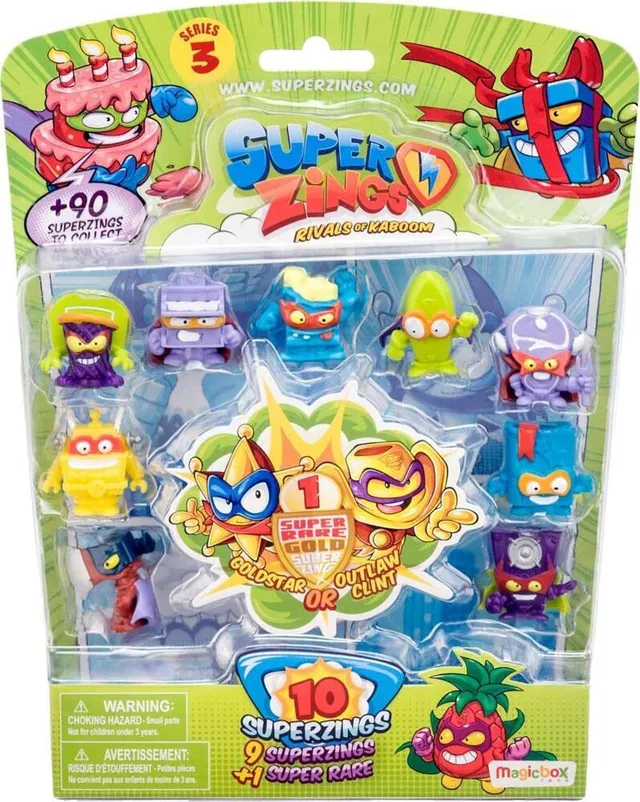 Superthings Serie 3 Blister 10 Figure con Figura Oro