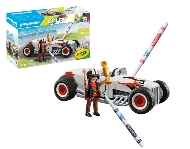 Playmobil Color 71376 auto da corsa da colorare 5 anni