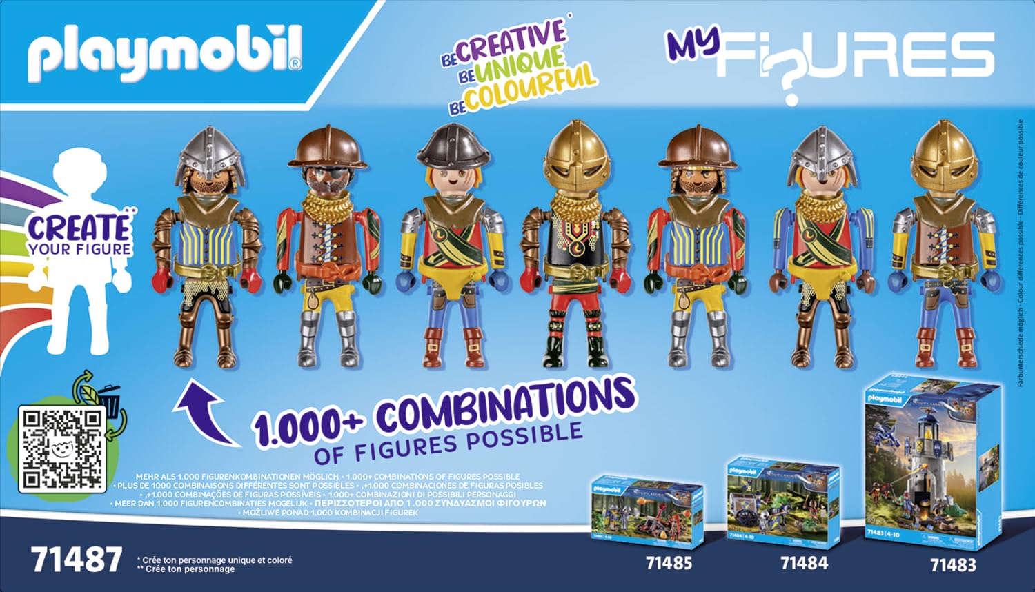 Playmobil Novelmore 71487 playset Cavalieri 45 pezzi