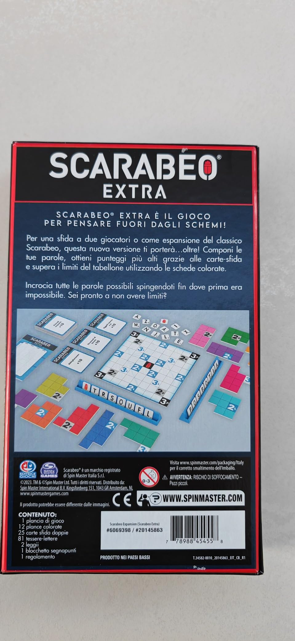 Editrice Giochi Scarabeo Extra gioco da tavolo 2 giocatori