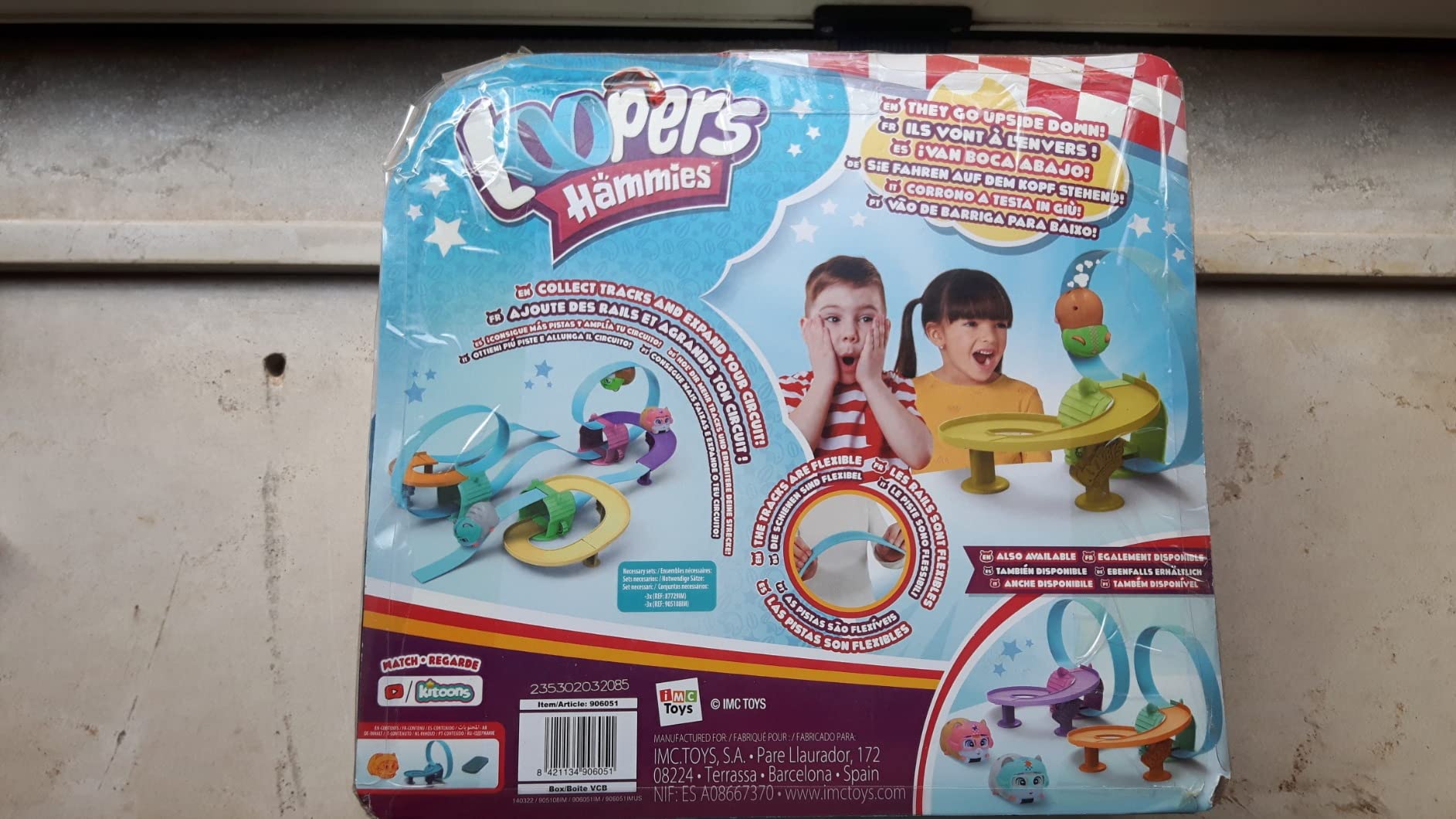 Imc Toys Loopers Hammies Turbo criceto interattivo pista