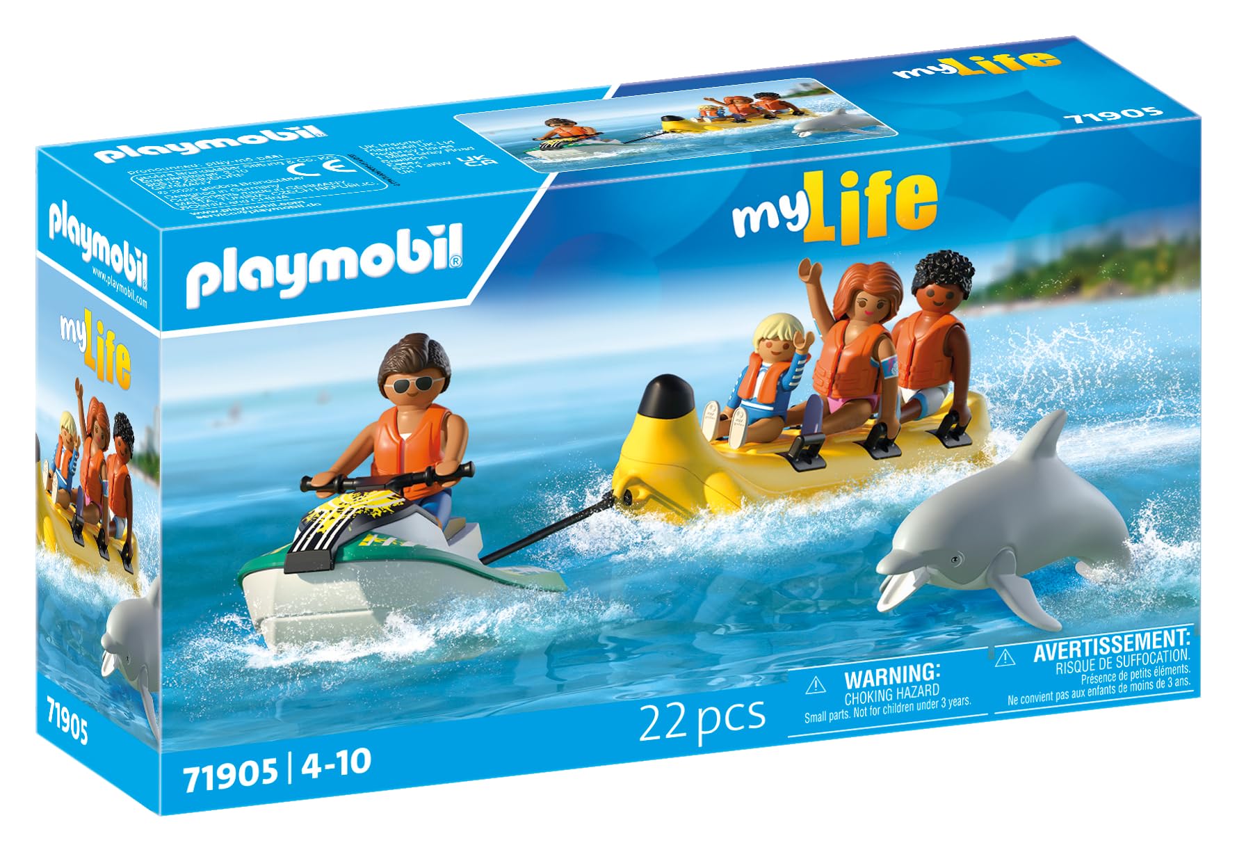 PLAYMOBIL My Life 71905 Banana Boat Giocattolo Spiaggia 4 Anni