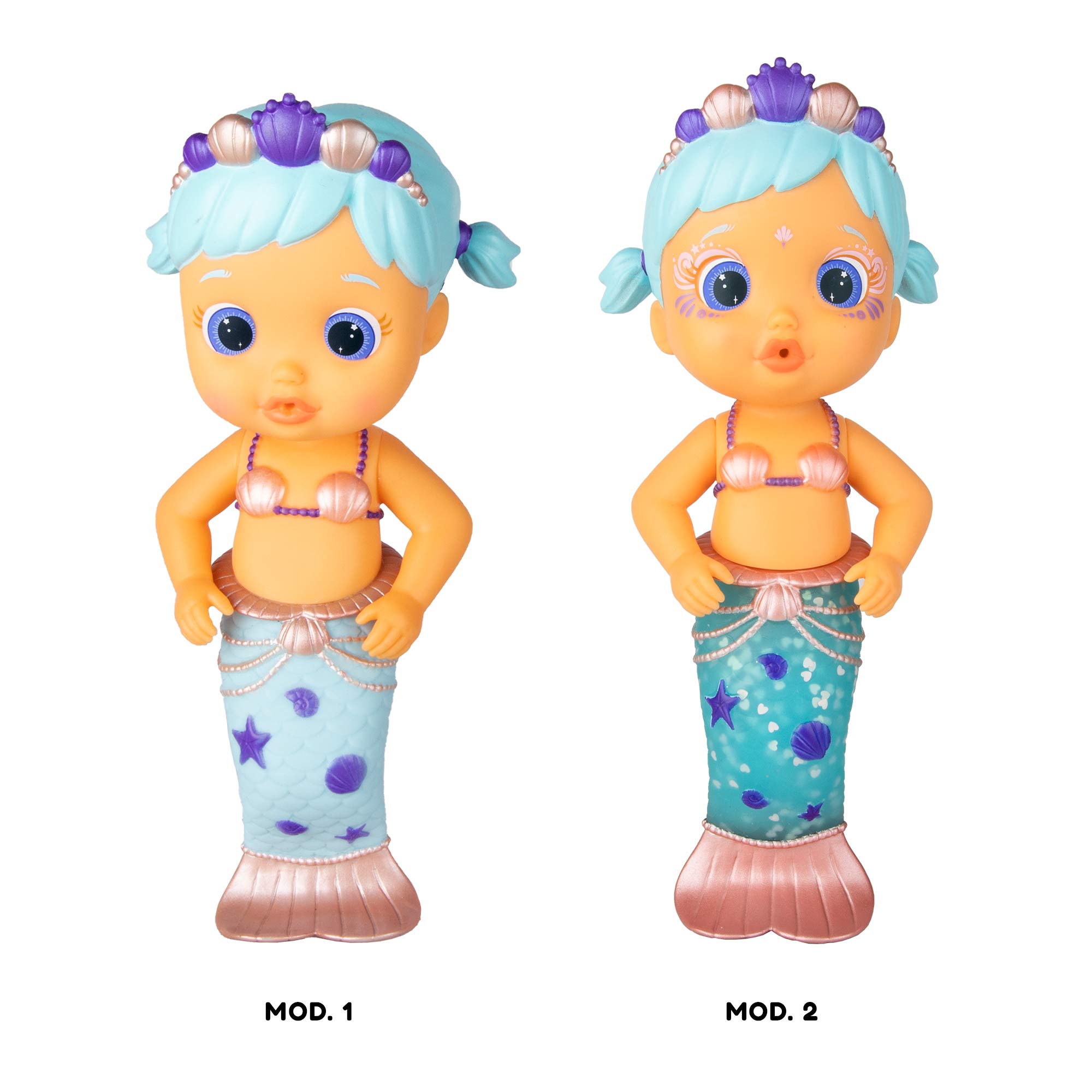 Imc Toys Bloopies Sirenetta Lovely bambola sirena bagnetto coda cambia colore
