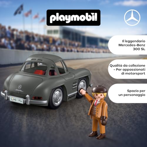 PLAYMOBIL Icon Cars Mercedes-Benz 300 SL macchinina 72238 con figura