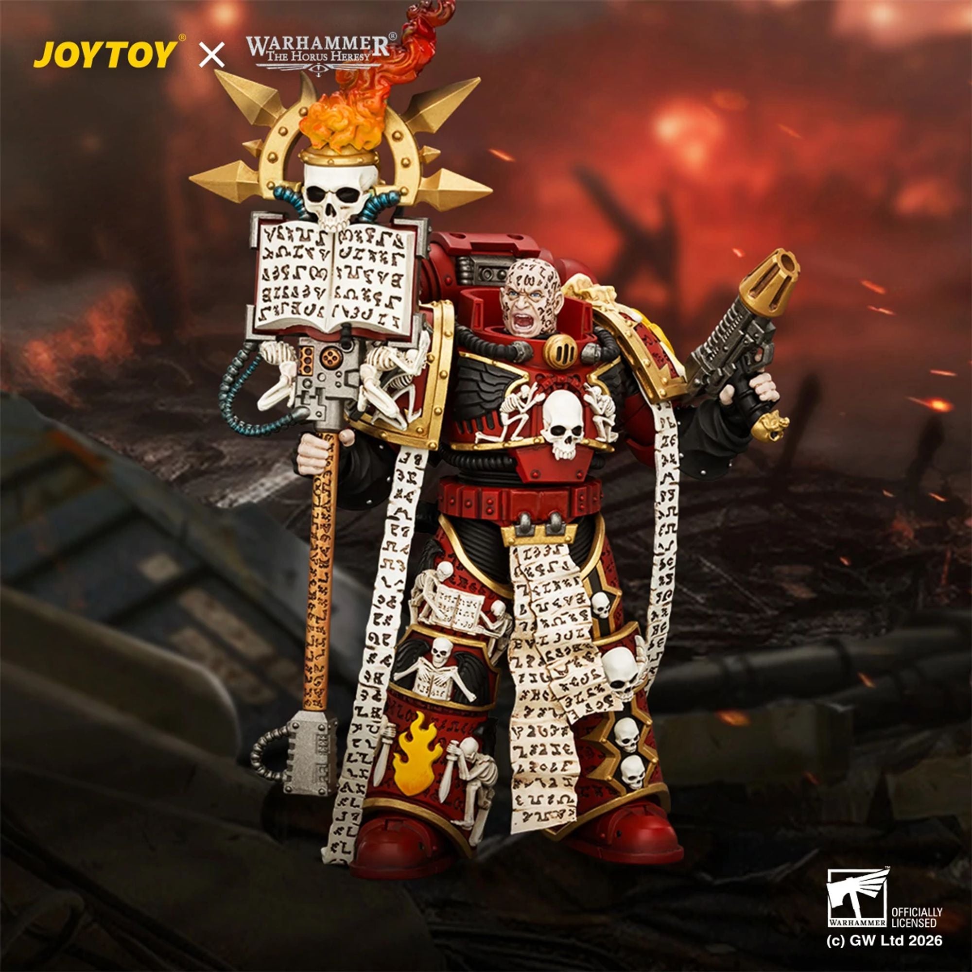 JoyToy Word Bearers Erebus Action Figure 1/18 Warhammer