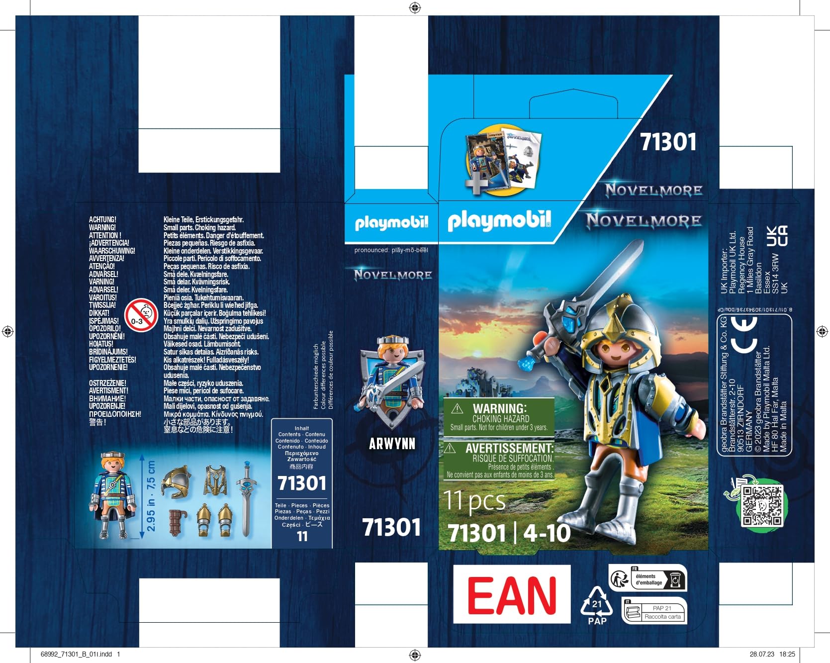 PLAYMOBIL 71301 Arwynn con Invincibus cavaliere Piccolo