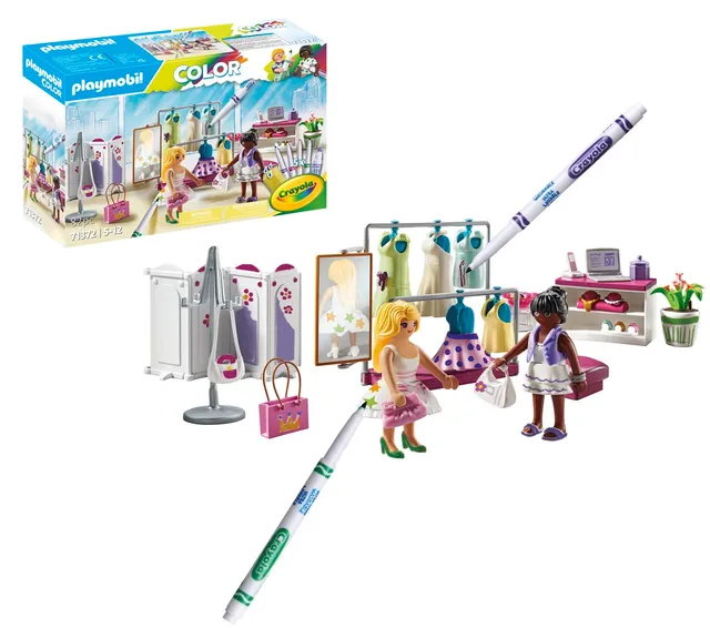Playmobil Color 71372 Fashion Boutique gioco creativo pennarelli