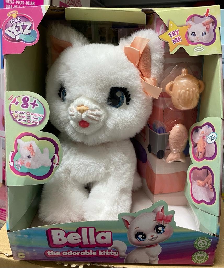 IMC Toys Club Petz Bella Gatto Peluche Interattivo 30 cm