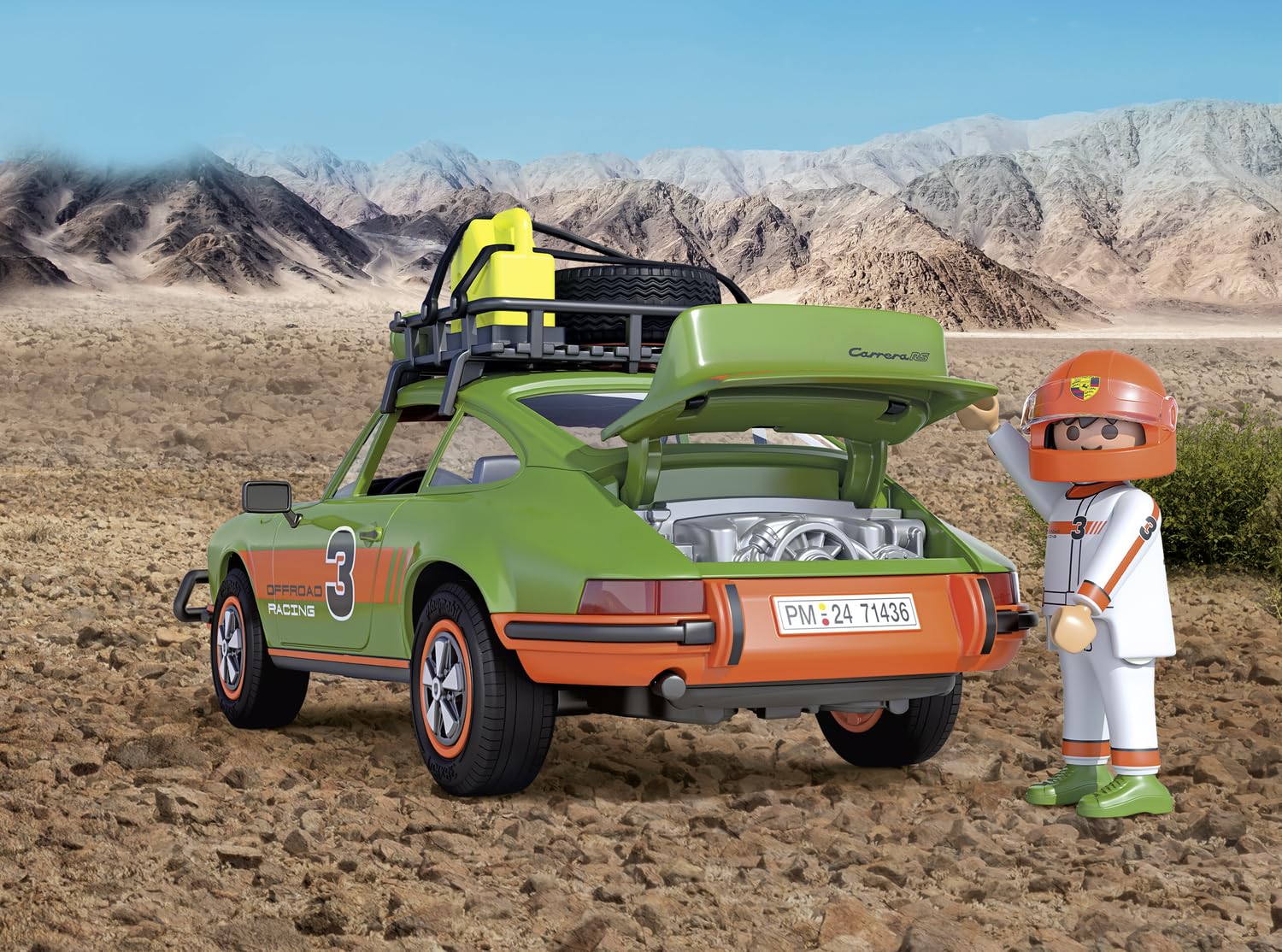 Playmobil Porsche 71436 911 Carrera RS 2.7 Offroad auto 47 pezzi