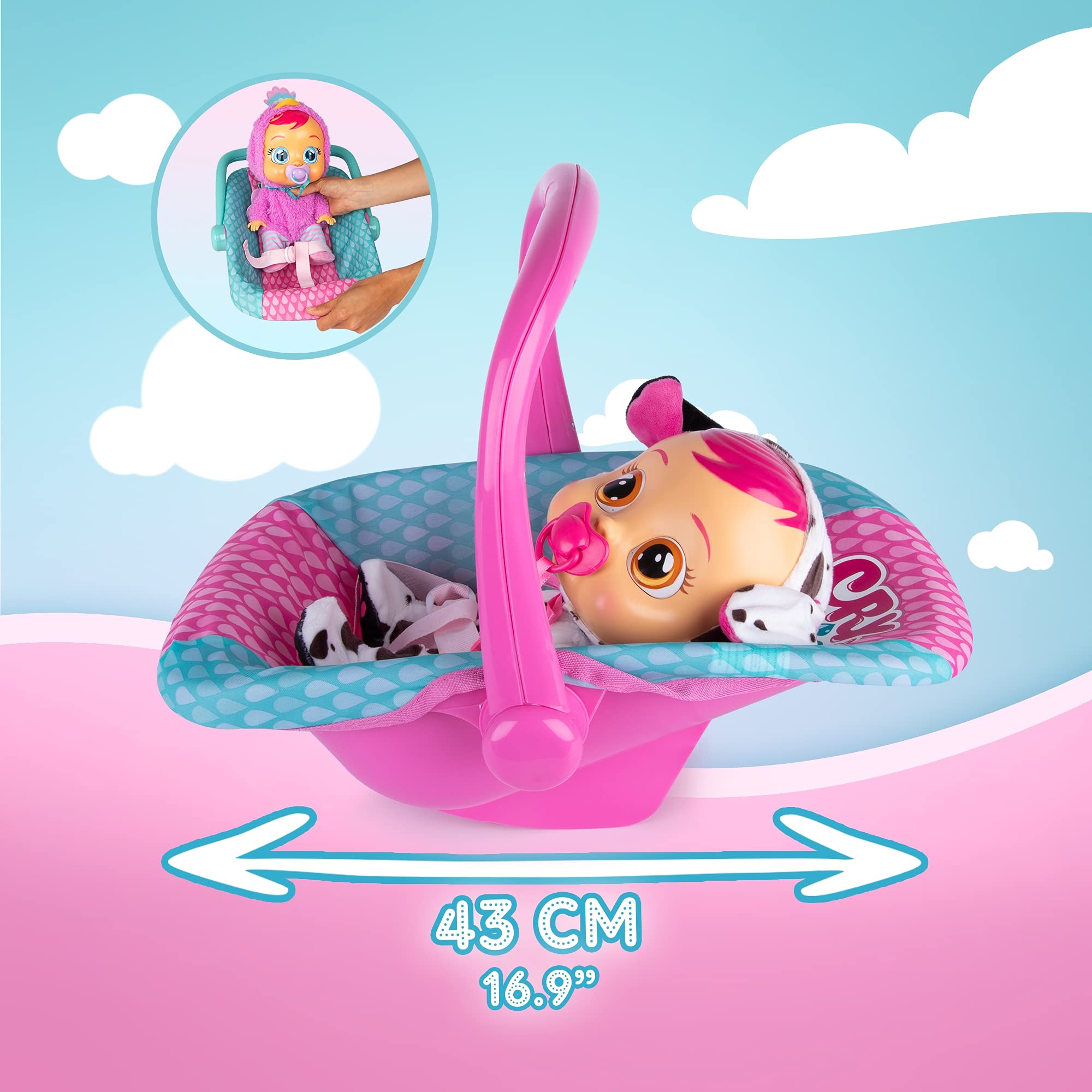 Cry Babies Magic Tears Seggiolino Viaggio Bambole 35 cm