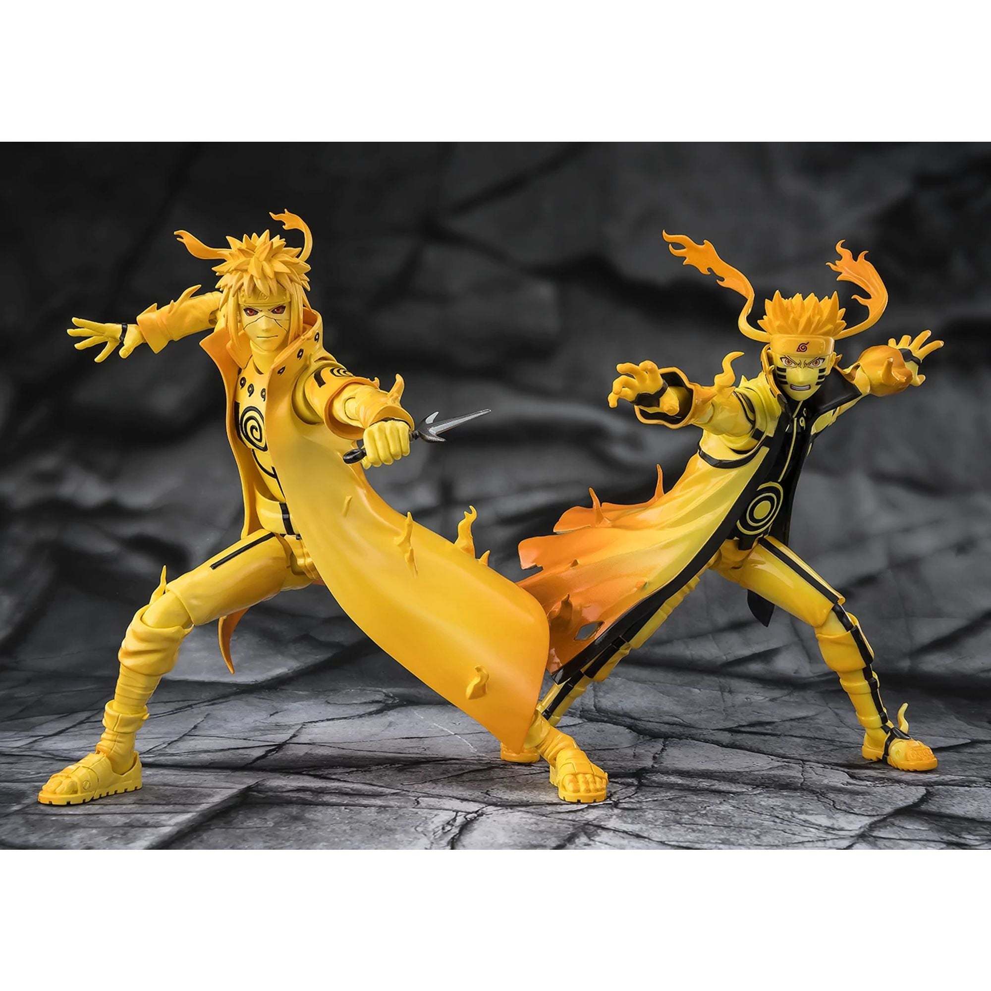 Tamashii Nations Naruto SHFiguarts Minato Kurama action figure