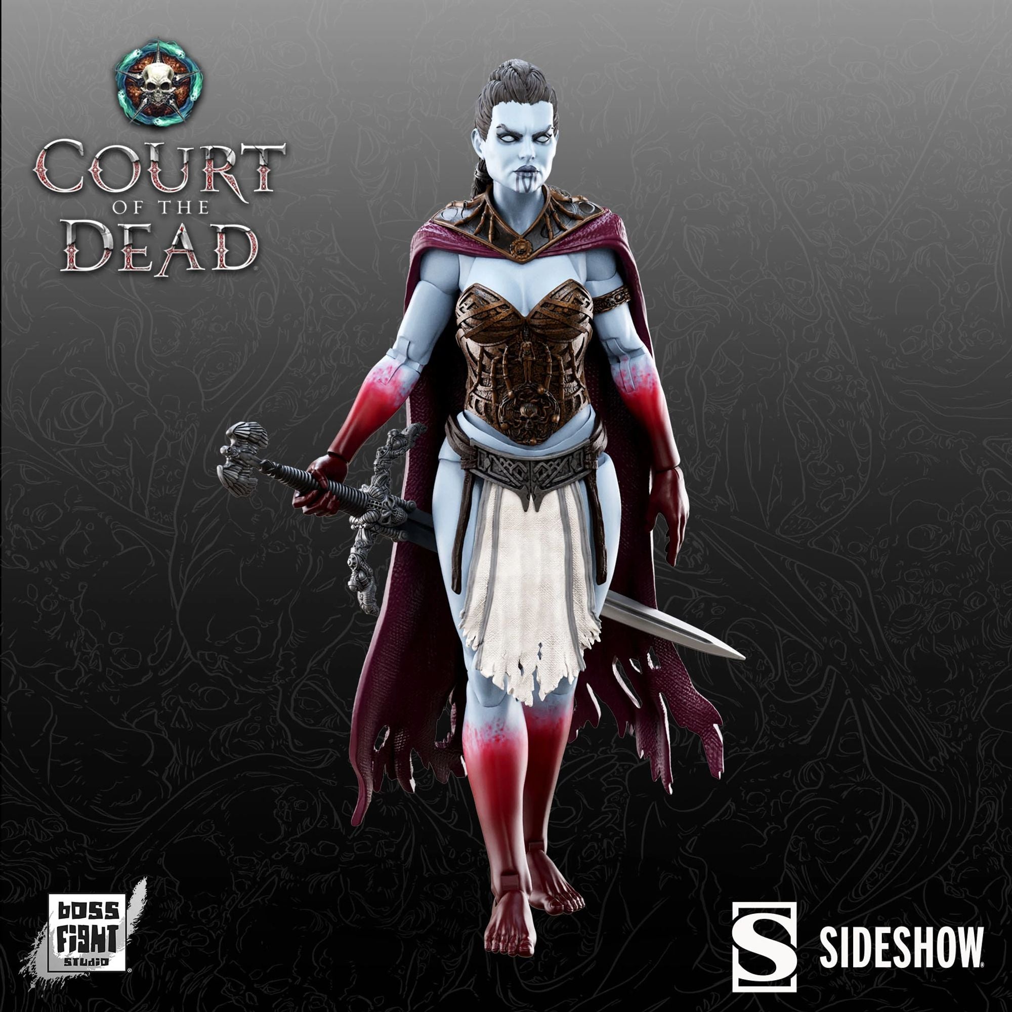 Boss Fight Kier Deaths Warbringer action figure 1/12