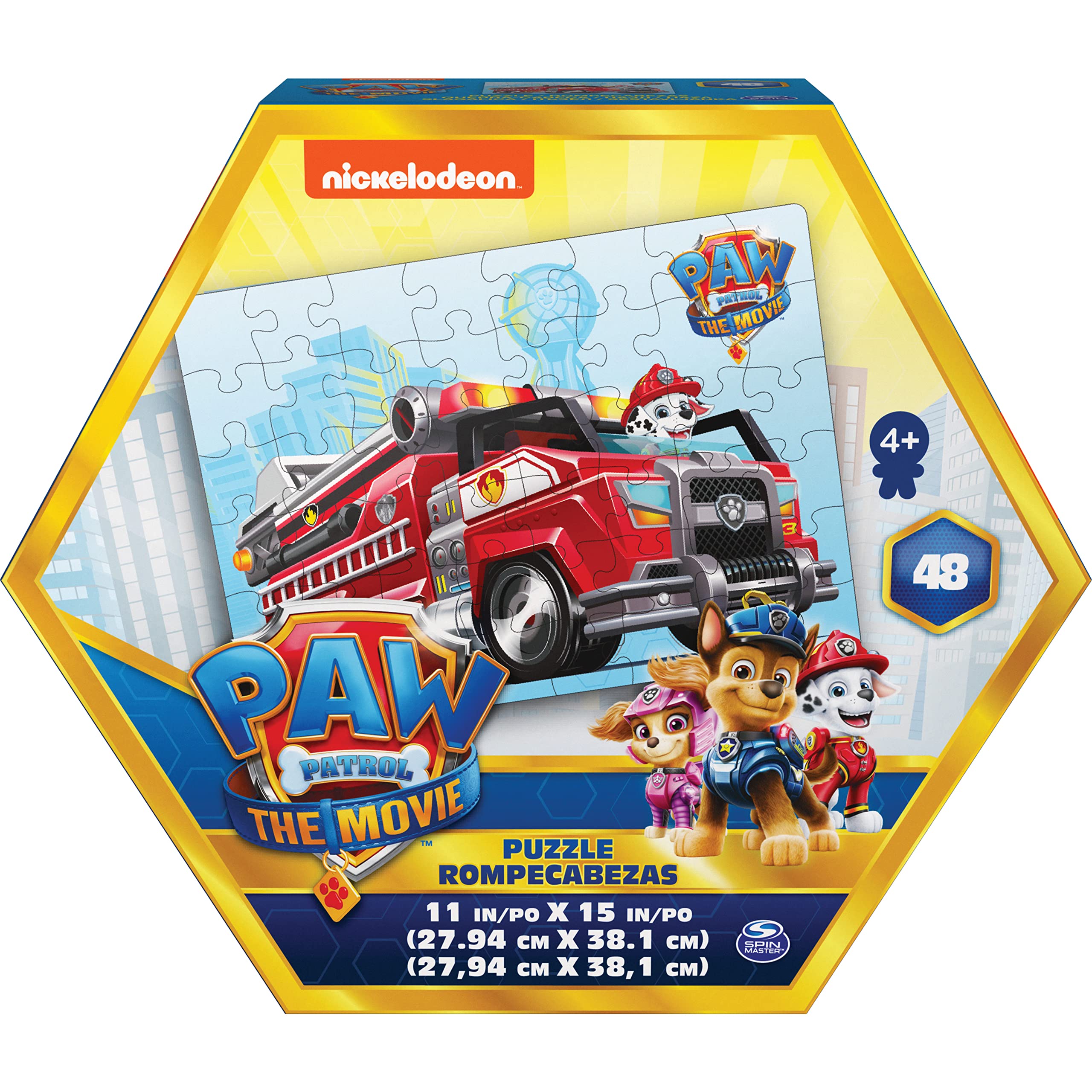 Spin Master Paw Patrol Puzzle 48 Pezzi Super Film 4+ Anni