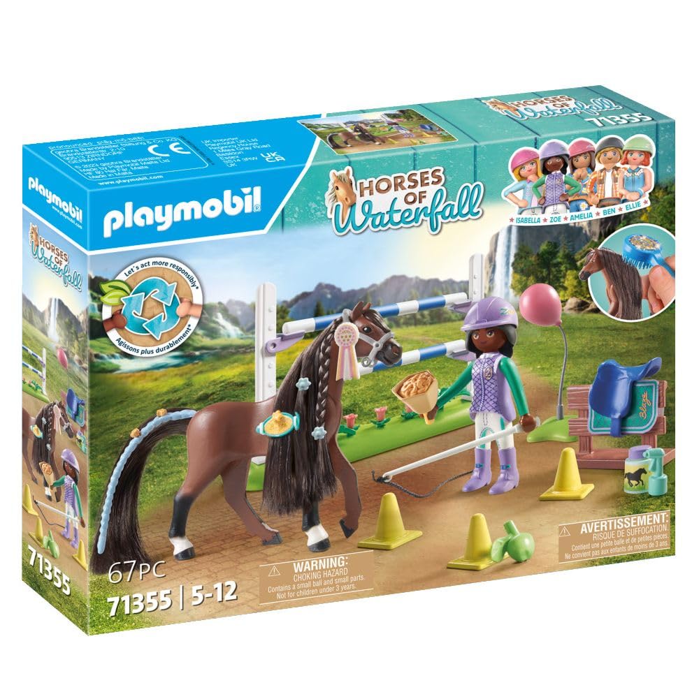 Playmobil Horses of Waterfall 71355 percorso ostacoli torneo Zoe