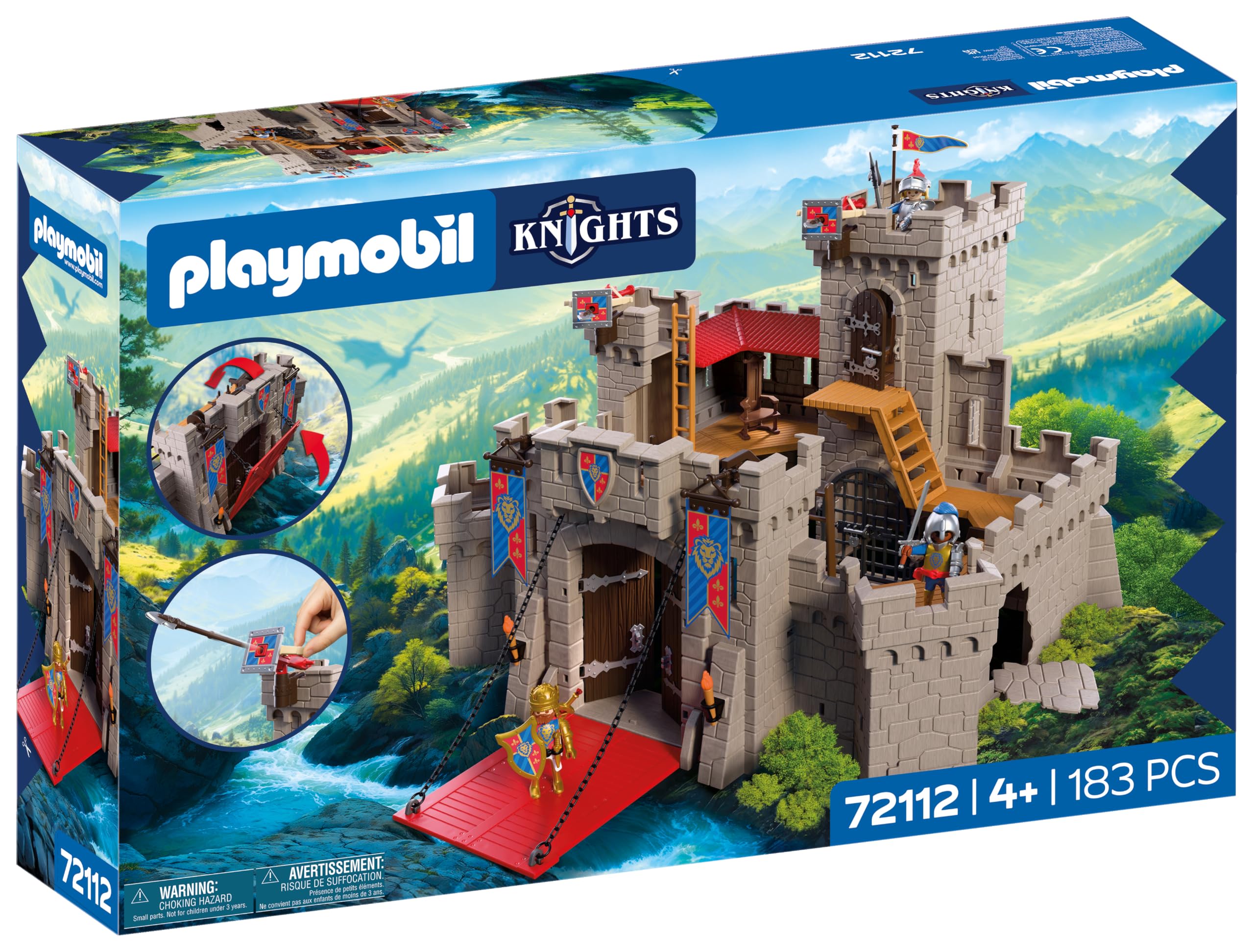 Playmobil Knights 72112 Grande Castello Cavalieri Leone 4+ anni