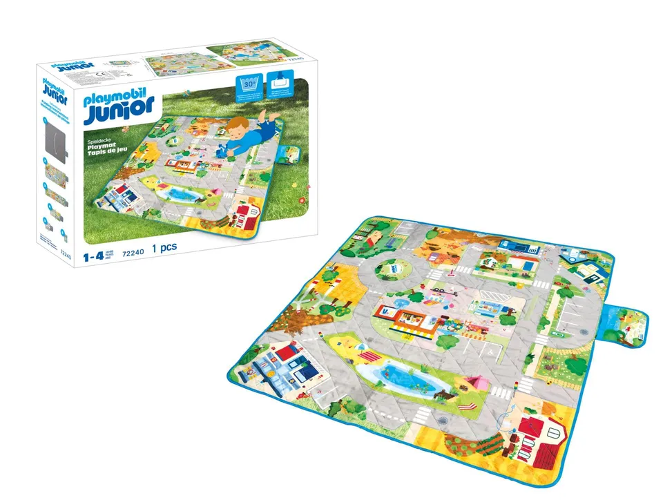 Playmobil Junior 72240 tappeto da gioco pieghevole lavabile