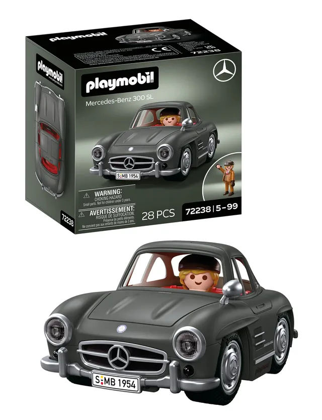PLAYMOBIL Icon Cars Mercedes-Benz 300 SL macchinina 72238 con figura