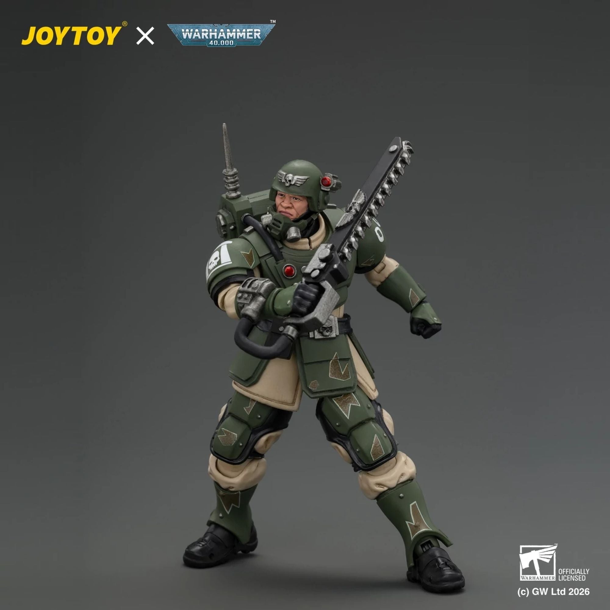 JoyToy Warhammer 40K Kasrkin Astra Militarum action figure