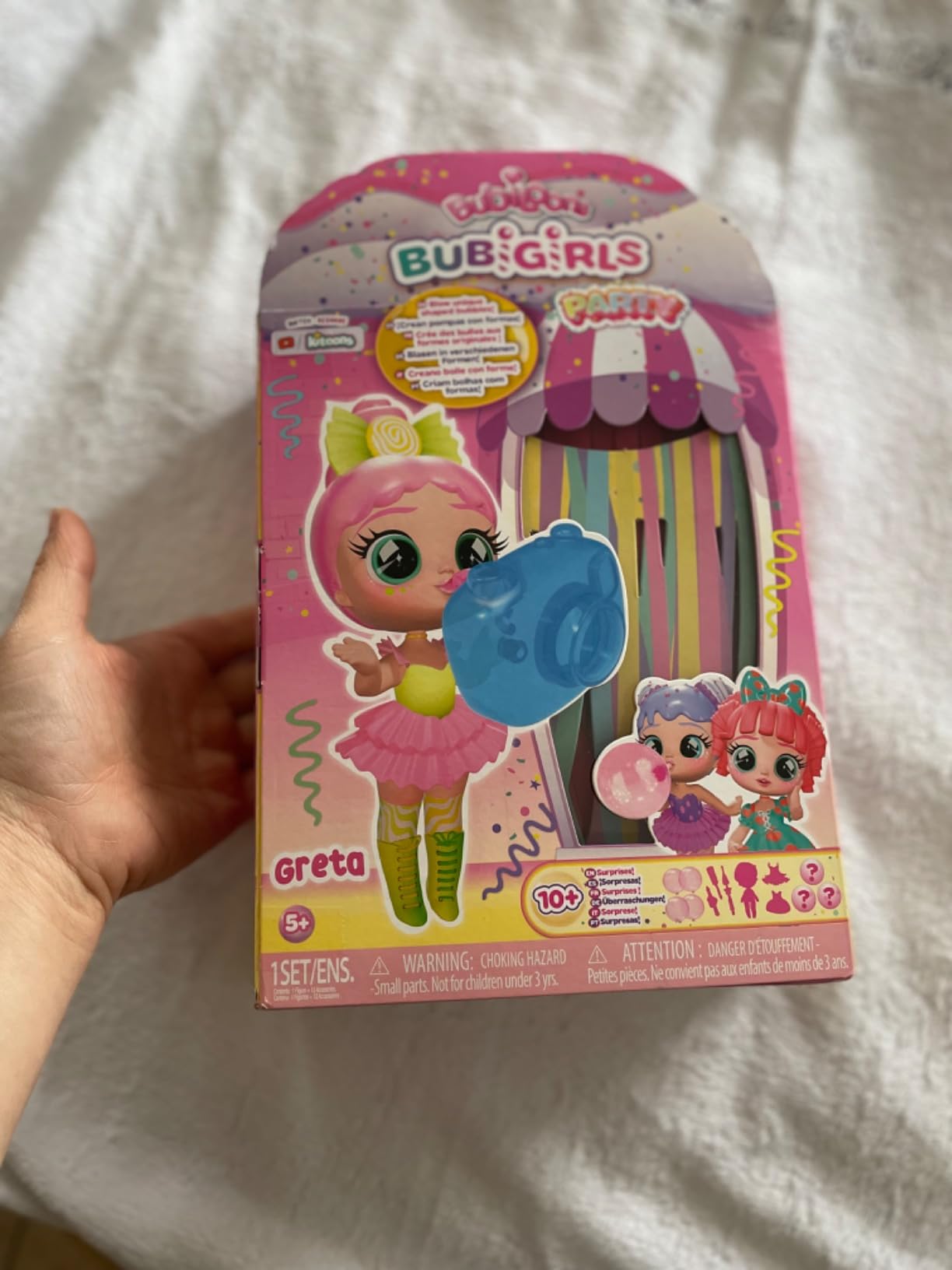IMC Toys Bubiloons Bubigirls Greta bambola palloncini